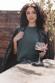 KNITWEAR @Noah Knit Sweater - Olive