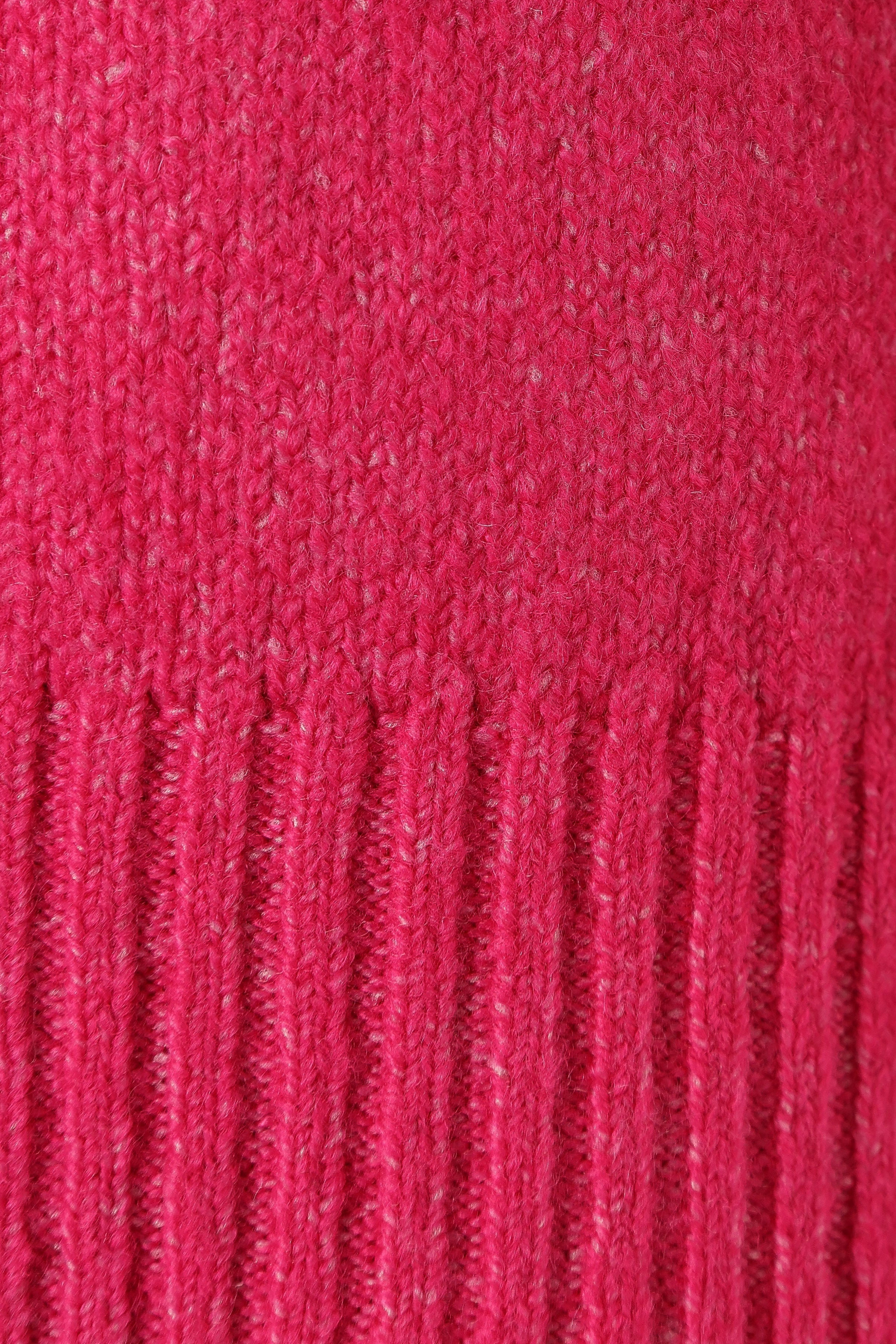 KNITWEAR @Palmer Vneck Knit Sweater - Pink