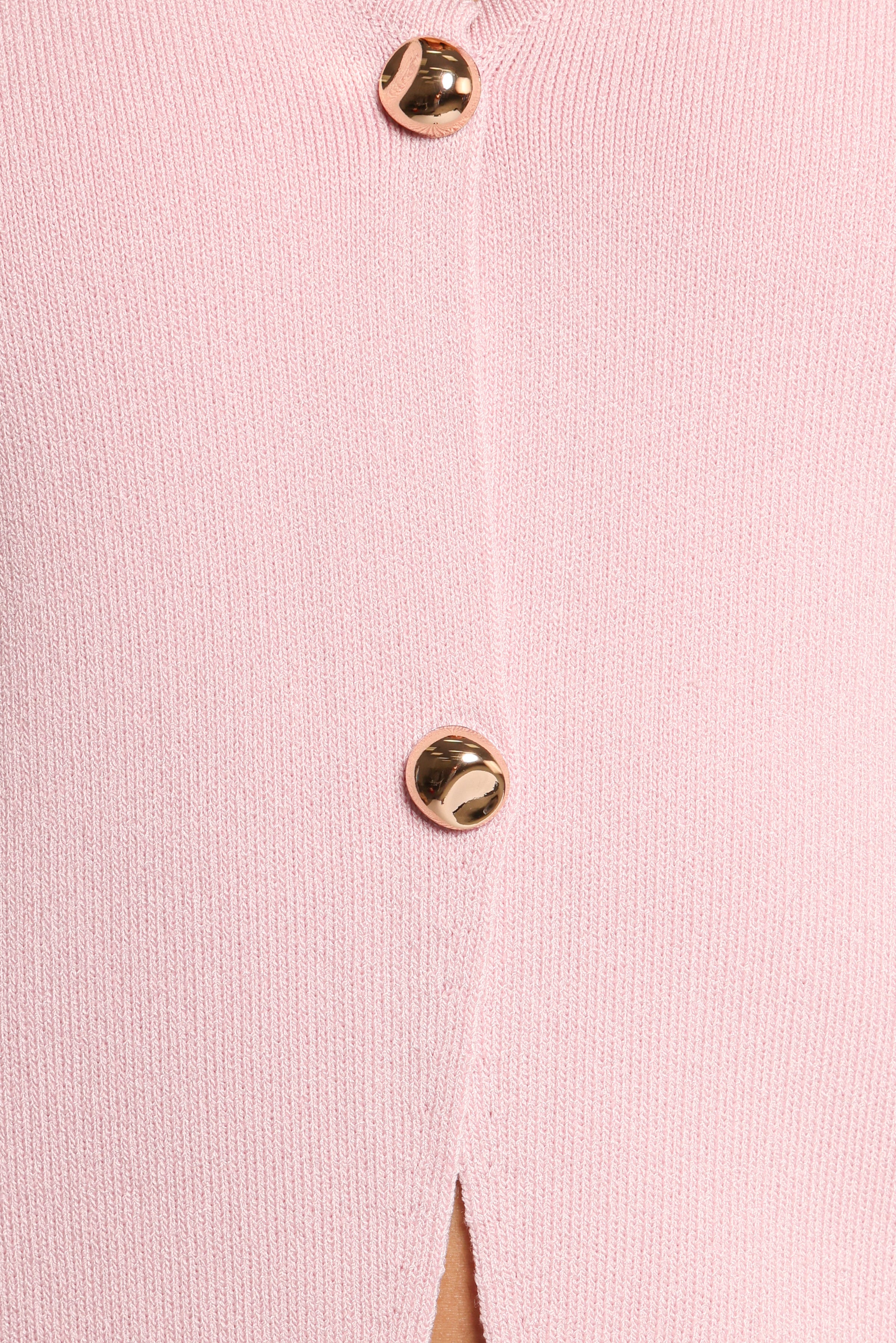 KNITWEAR Perla Knit Cardigan - Pink