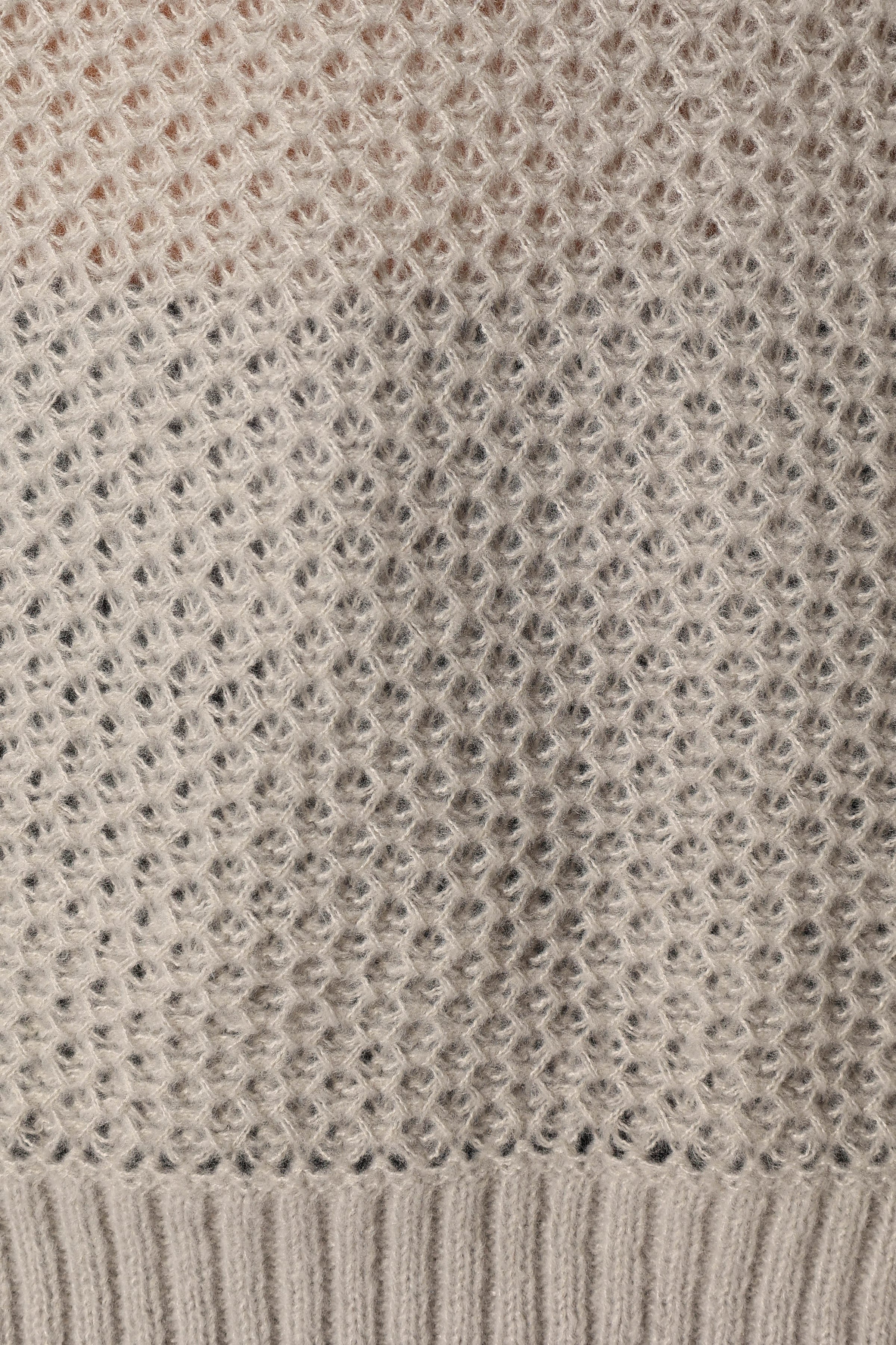 KNITWEAR @Rayne Turtleneck Knit Sweater - Light Grey