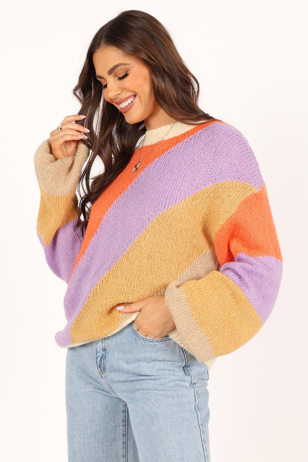 KNITWEAR @Rhiannon Knit Sweater - Multi