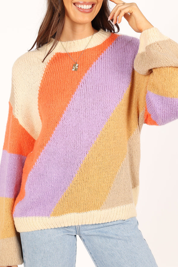 KNITWEAR @Rhiannon Knit Sweater - Multi