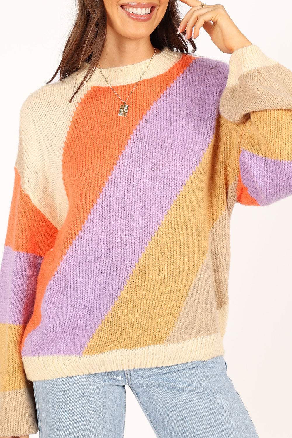 KNITWEAR @Rhiannon Knit Sweater - Multi