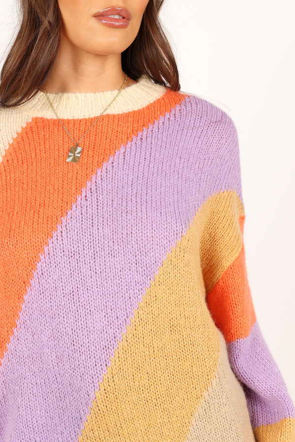 KNITWEAR @Rhiannon Knit Sweater - Multi