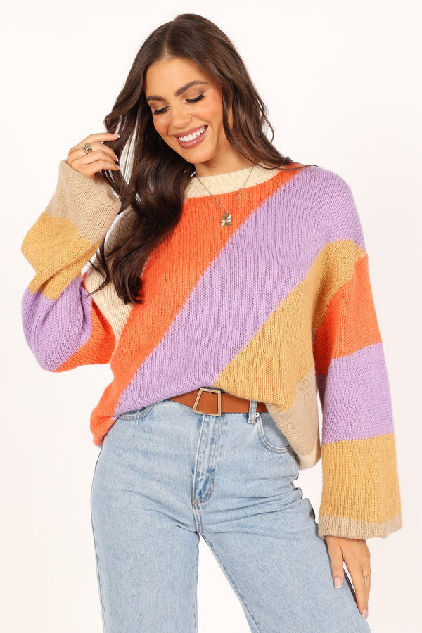 KNITWEAR @Rhiannon Knit Sweater - Multi