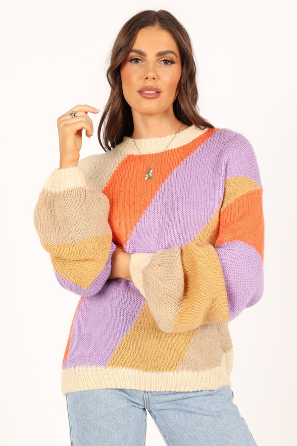 KNITWEAR @Rhiannon Knit Sweater - Multi