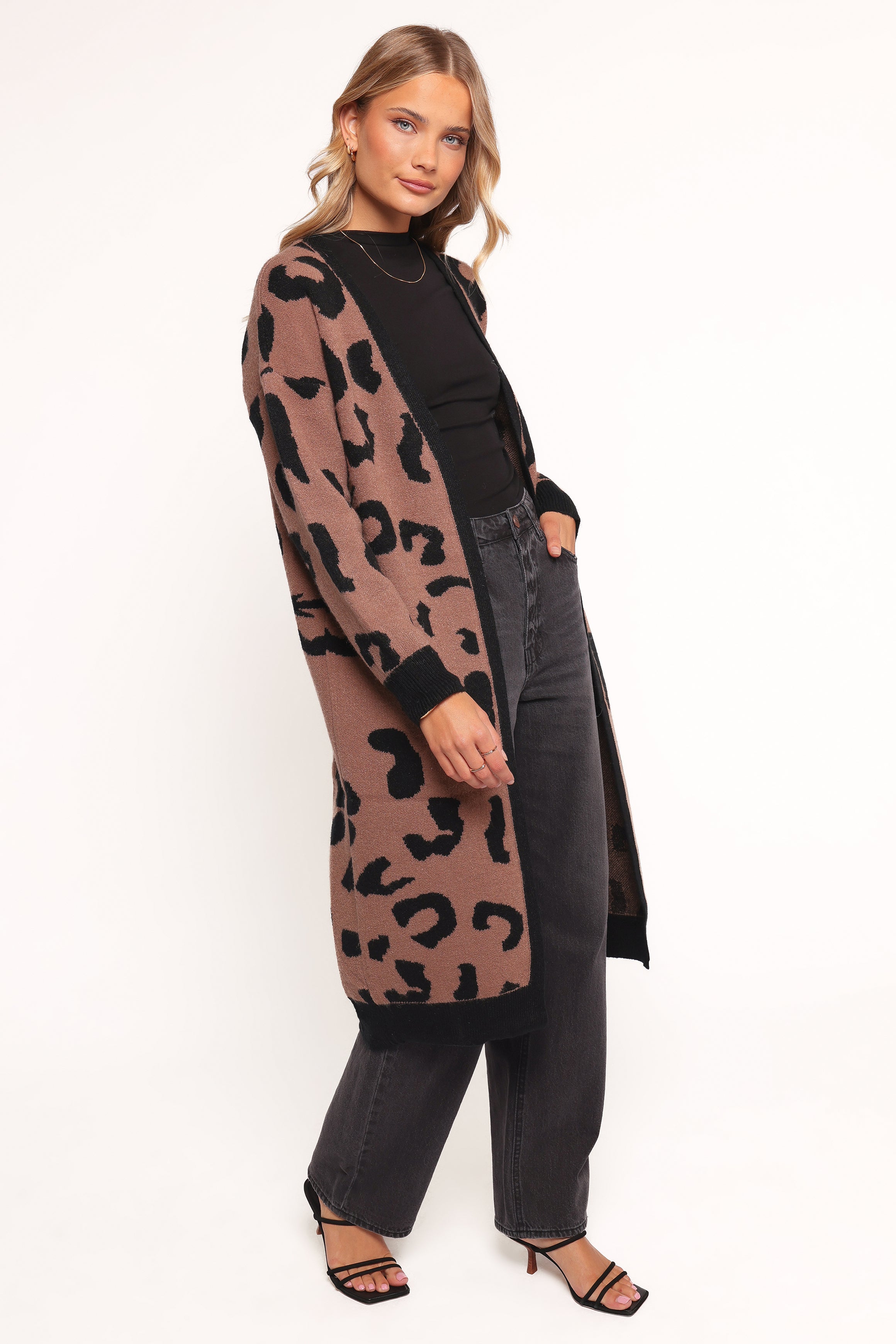 KNITWEAR Rocco Cardigan - Leopard