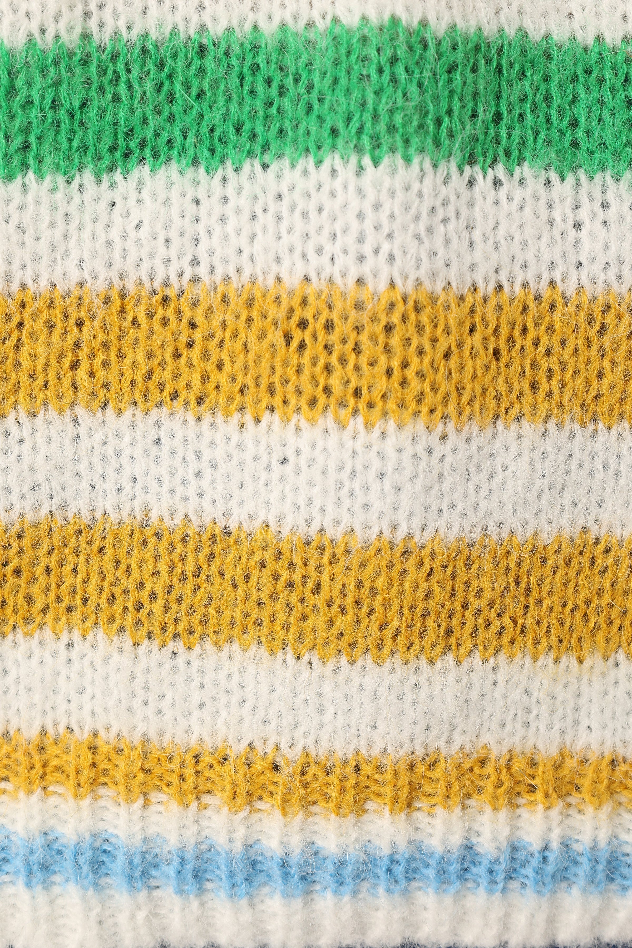 KNITWEAR @Sasha Multi Stripe Crewneck Knit Sweater - Multi