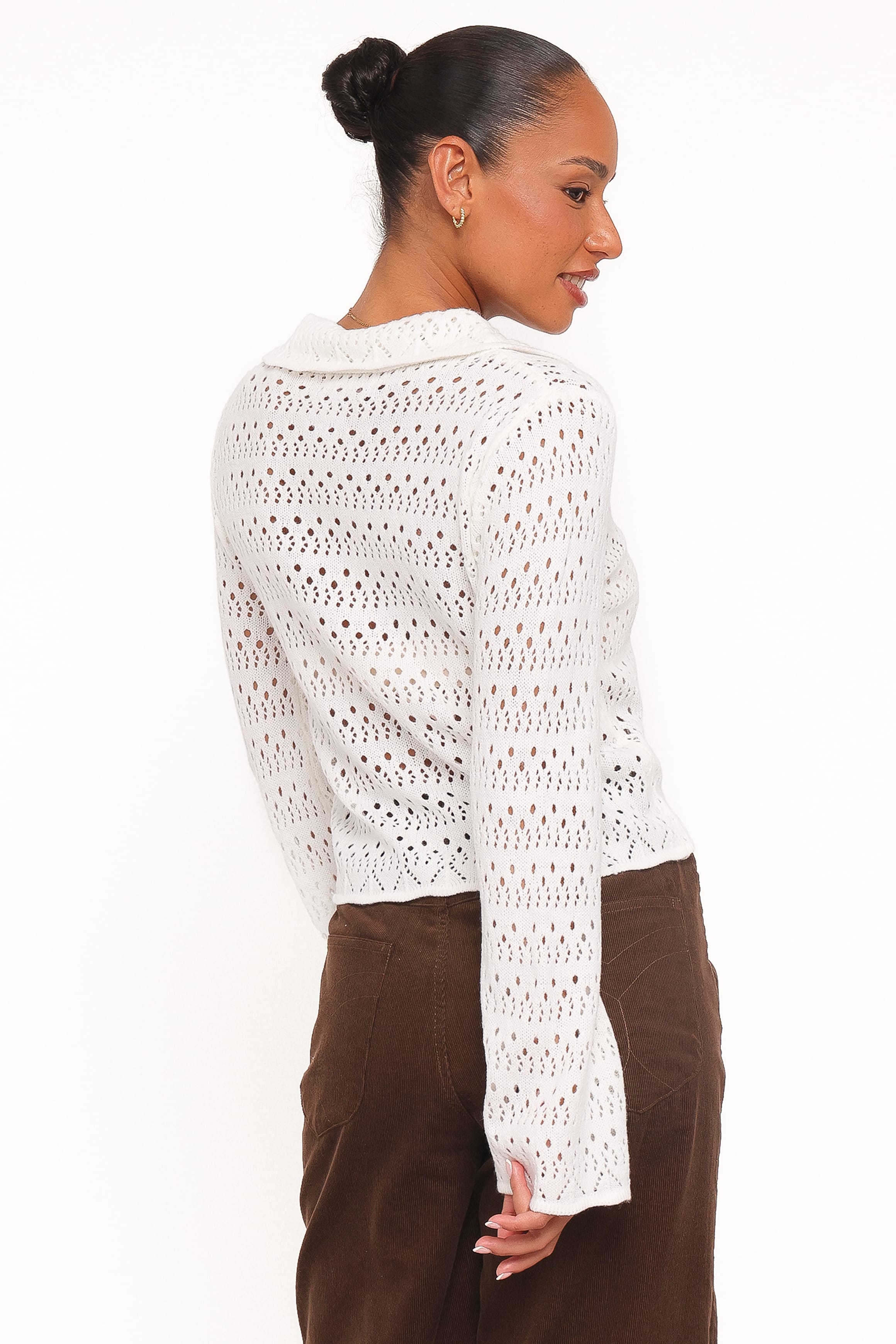 KNITWEAR Valana Knit Sweater - White