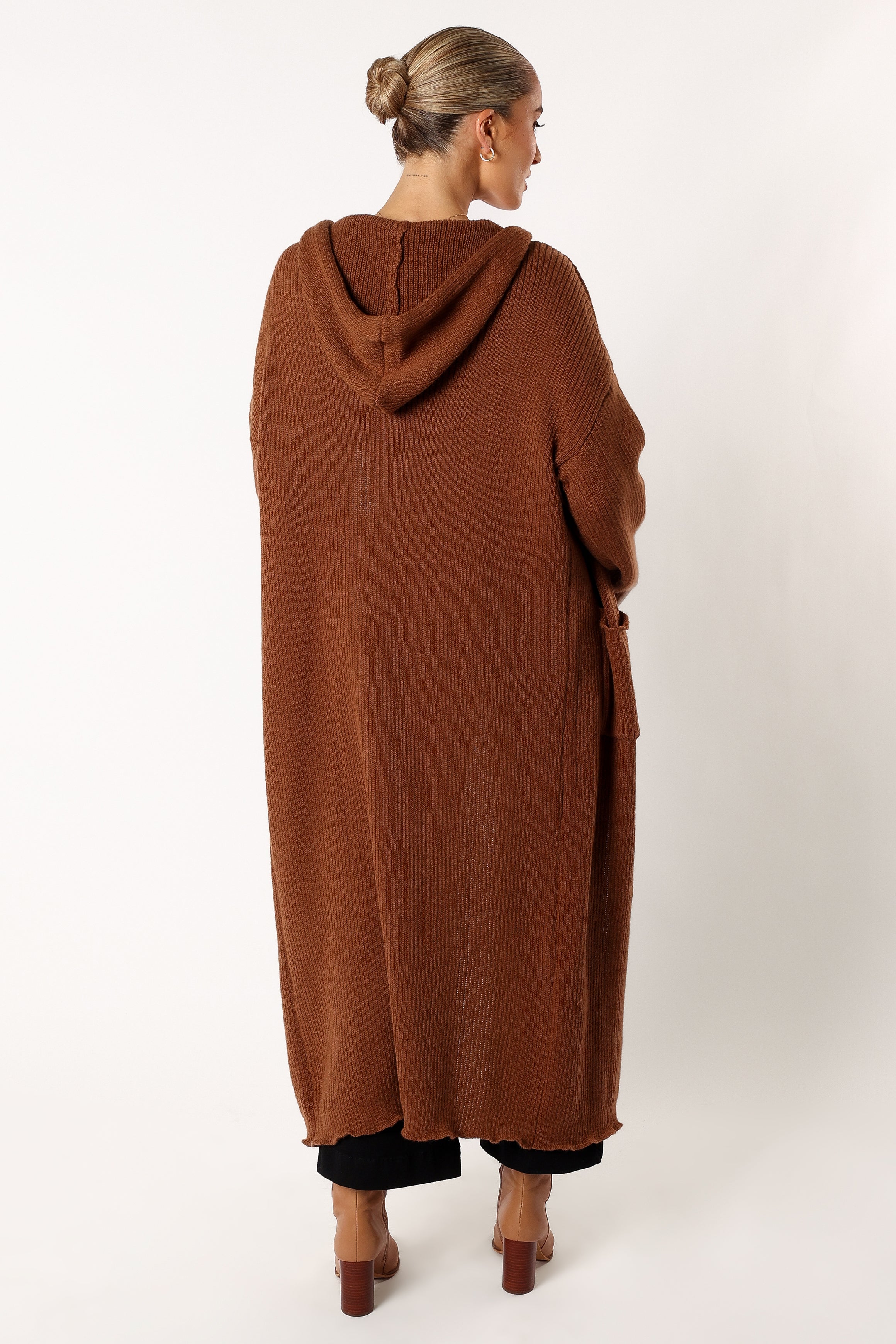 KNITWEAR @Valery Long Cardigan - Camel