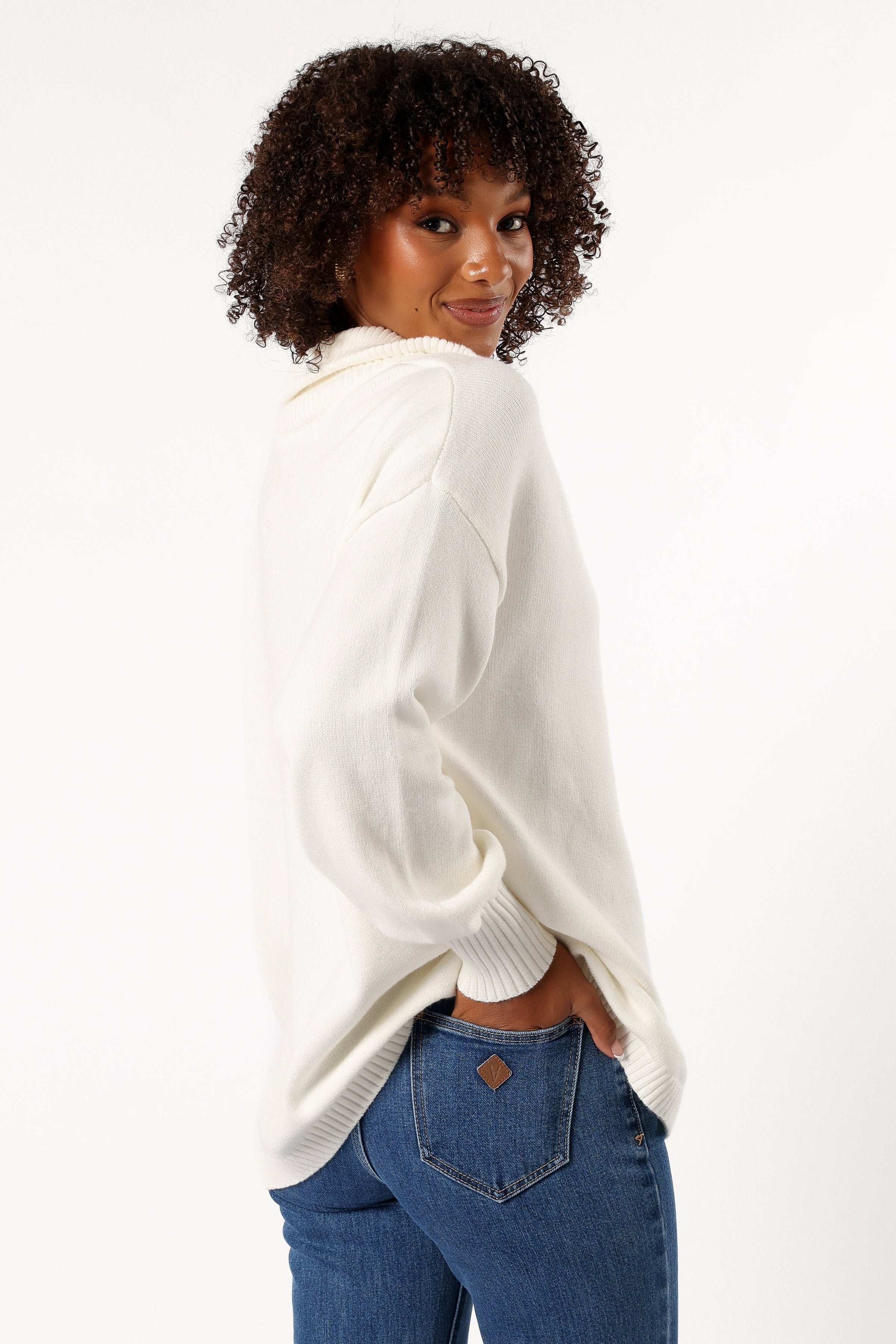 KNITWEAR Whistler Knit Sweater - White