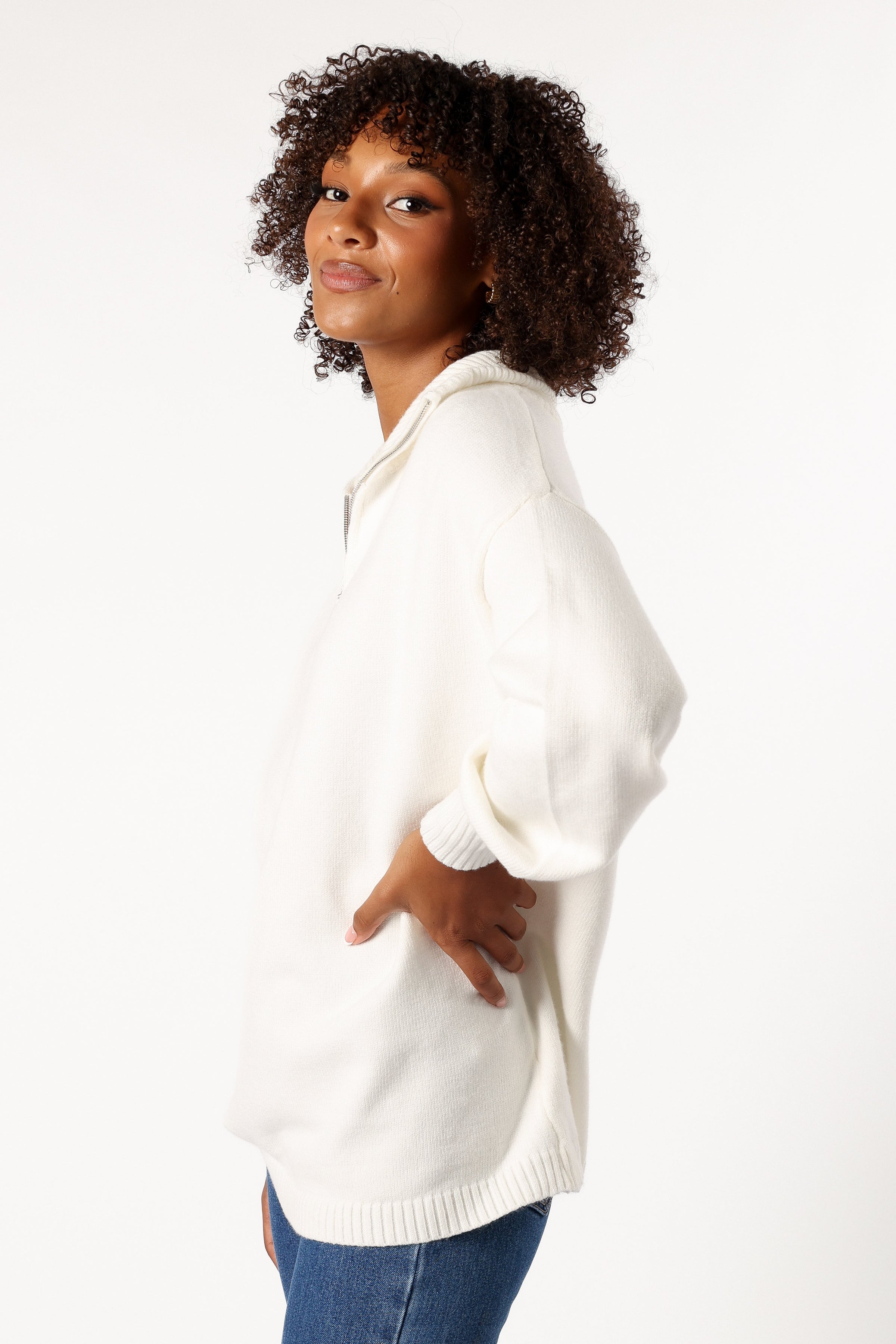 KNITWEAR Whistler Knit Sweater - White