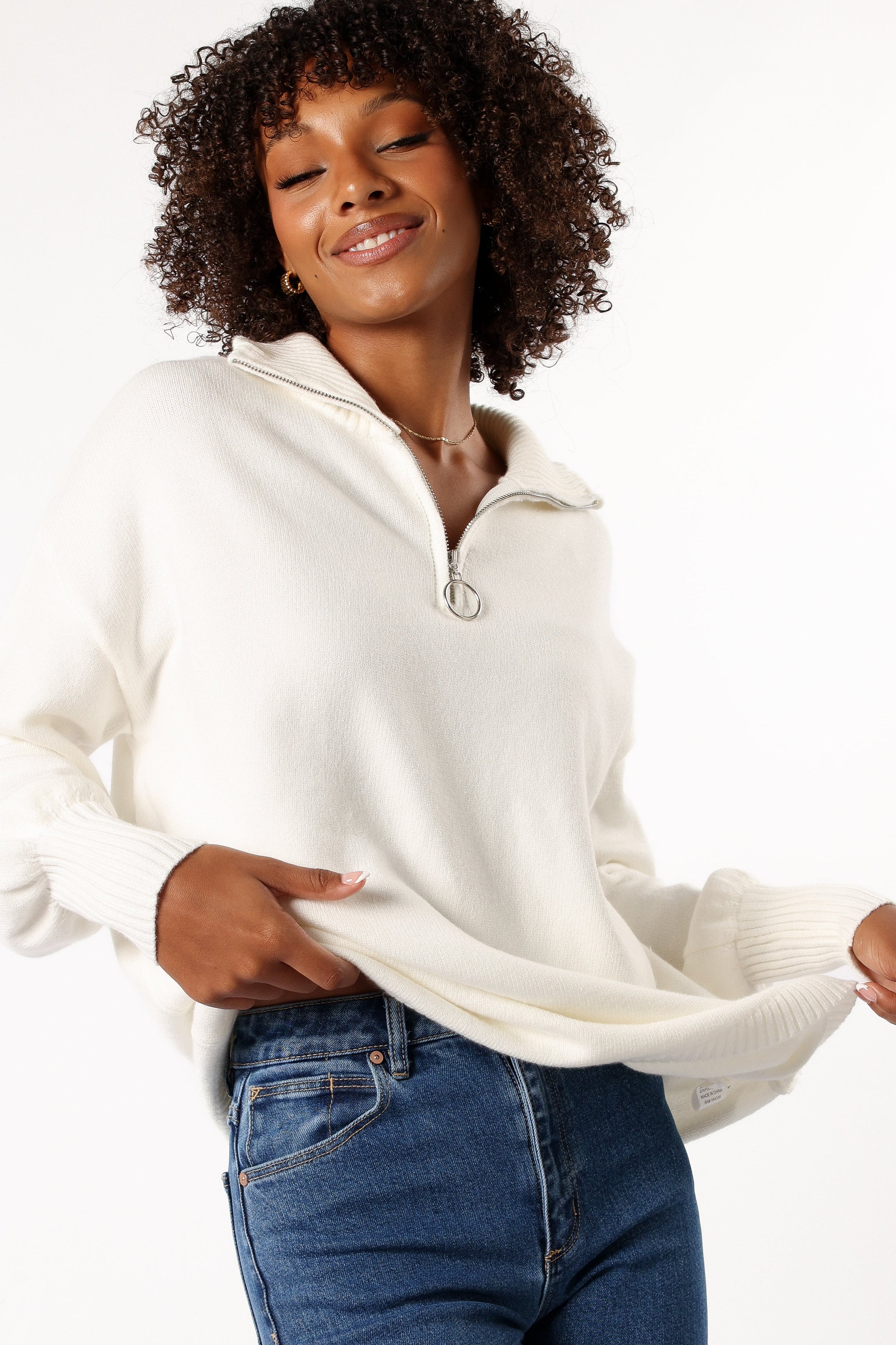 KNITWEAR Whistler Knit Sweater - White