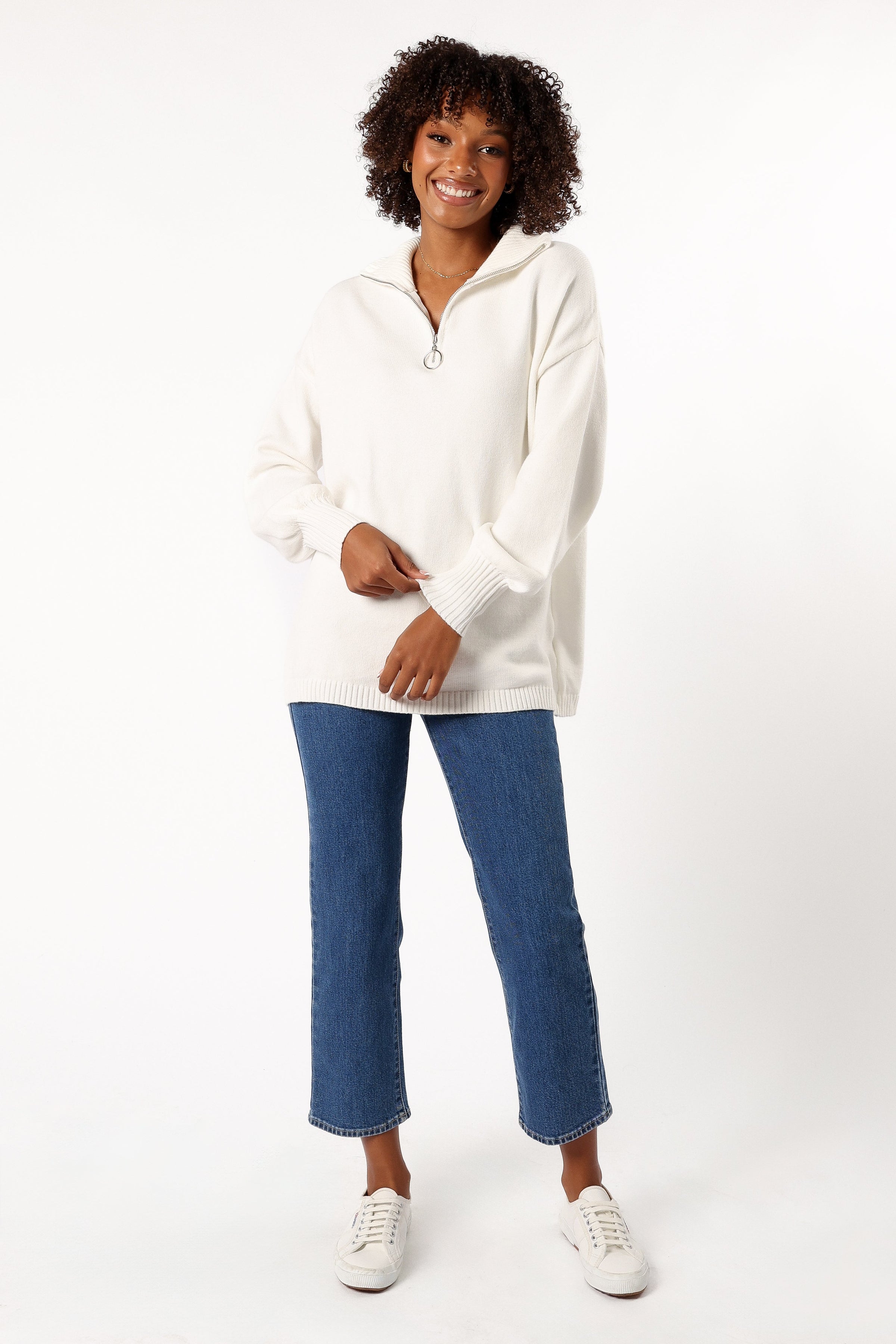 KNITWEAR Whistler Knit Sweater - White