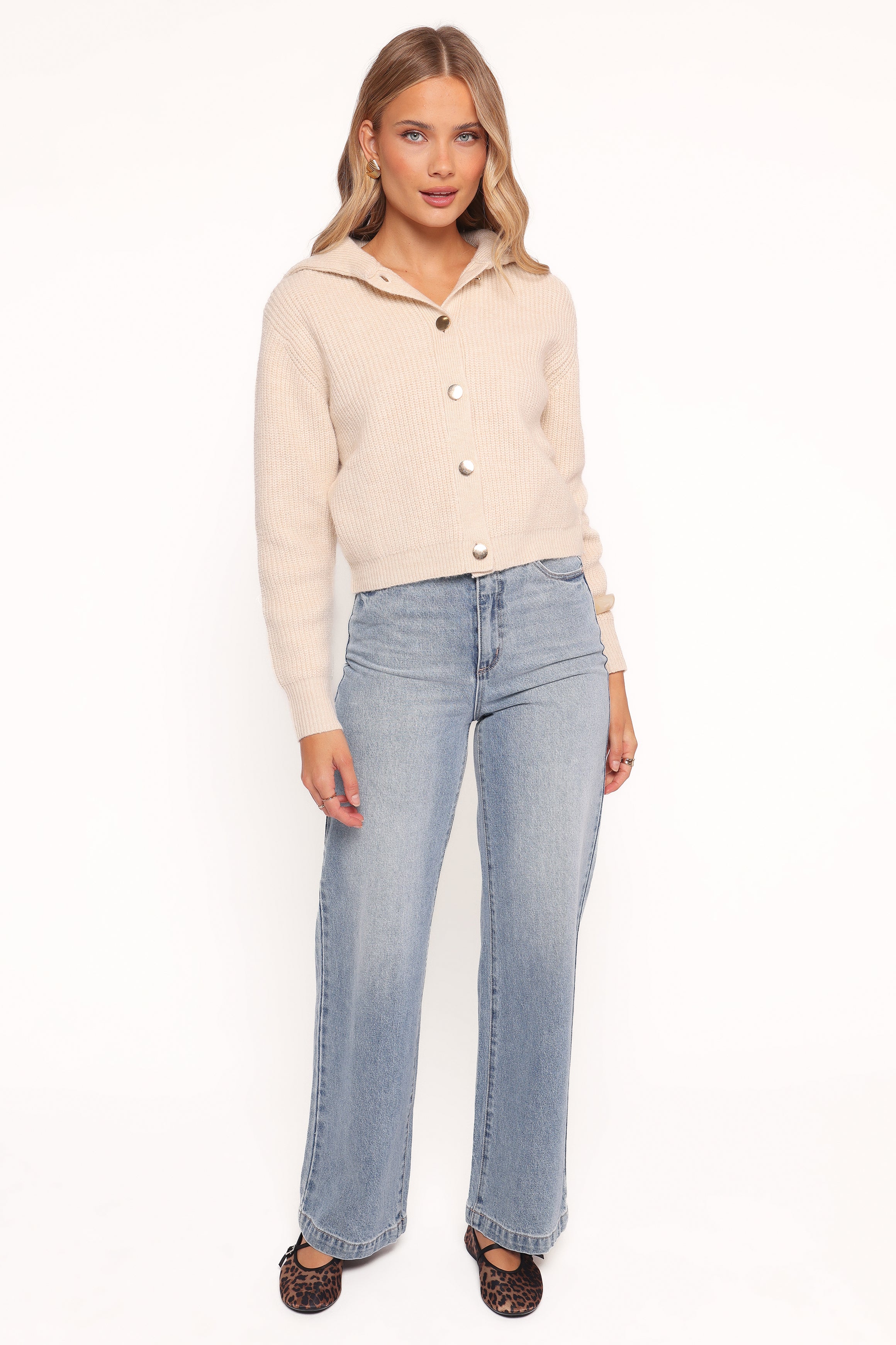 OUTERWEAR Anais Knitted Jacket - Ecru