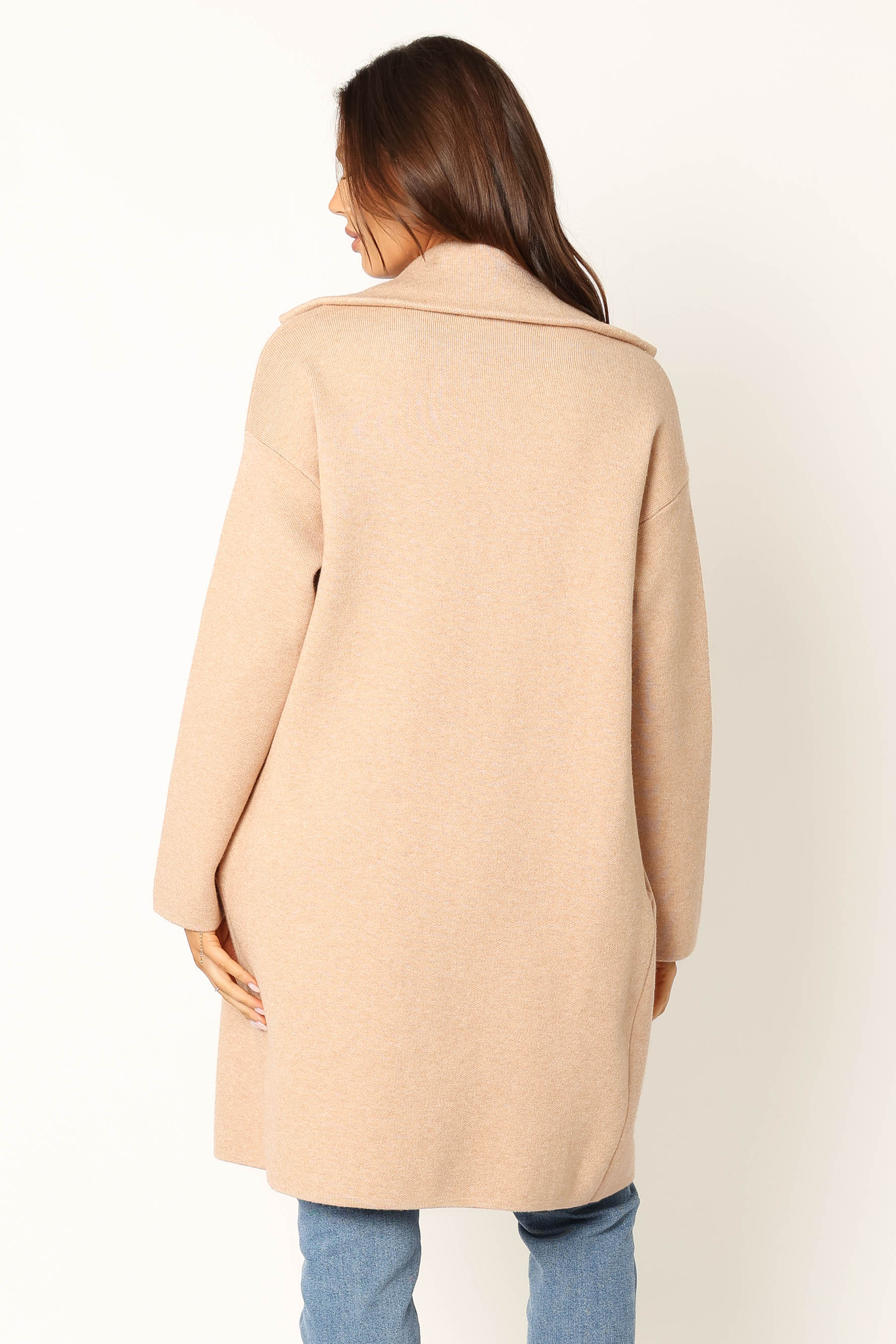 OUTERWEAR Anastasia Long Coatigan - Sand