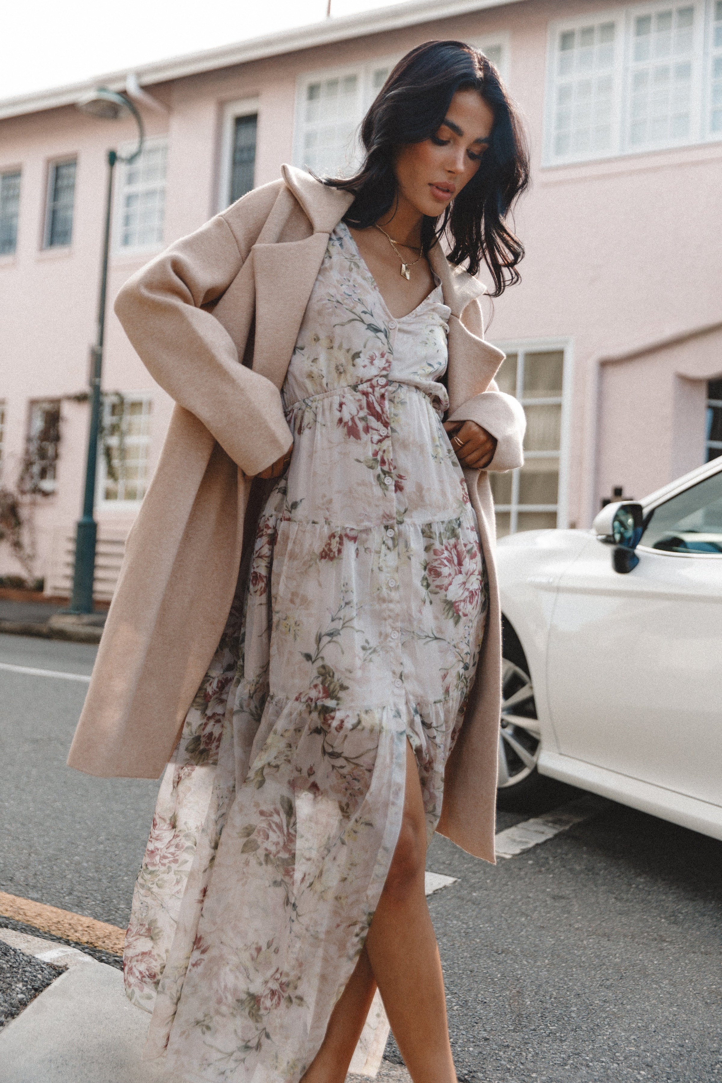 OUTERWEAR Anastasia Long Coatigan - Sand