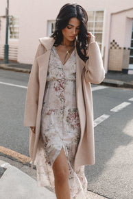 OUTERWEAR Anastasia Long Coatigan - Sand