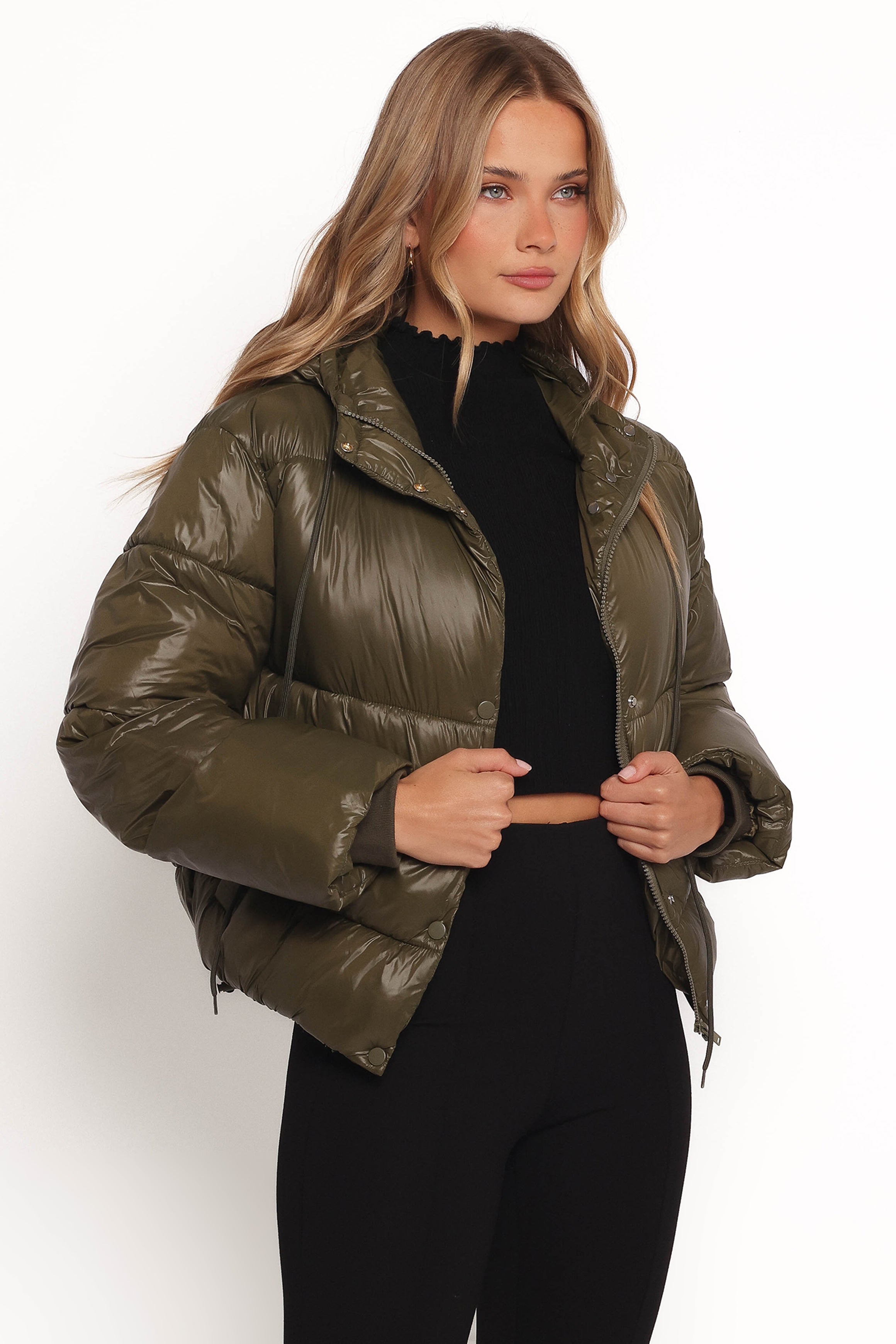 OUTERWEAR Archie Puffer Jacket - Olive