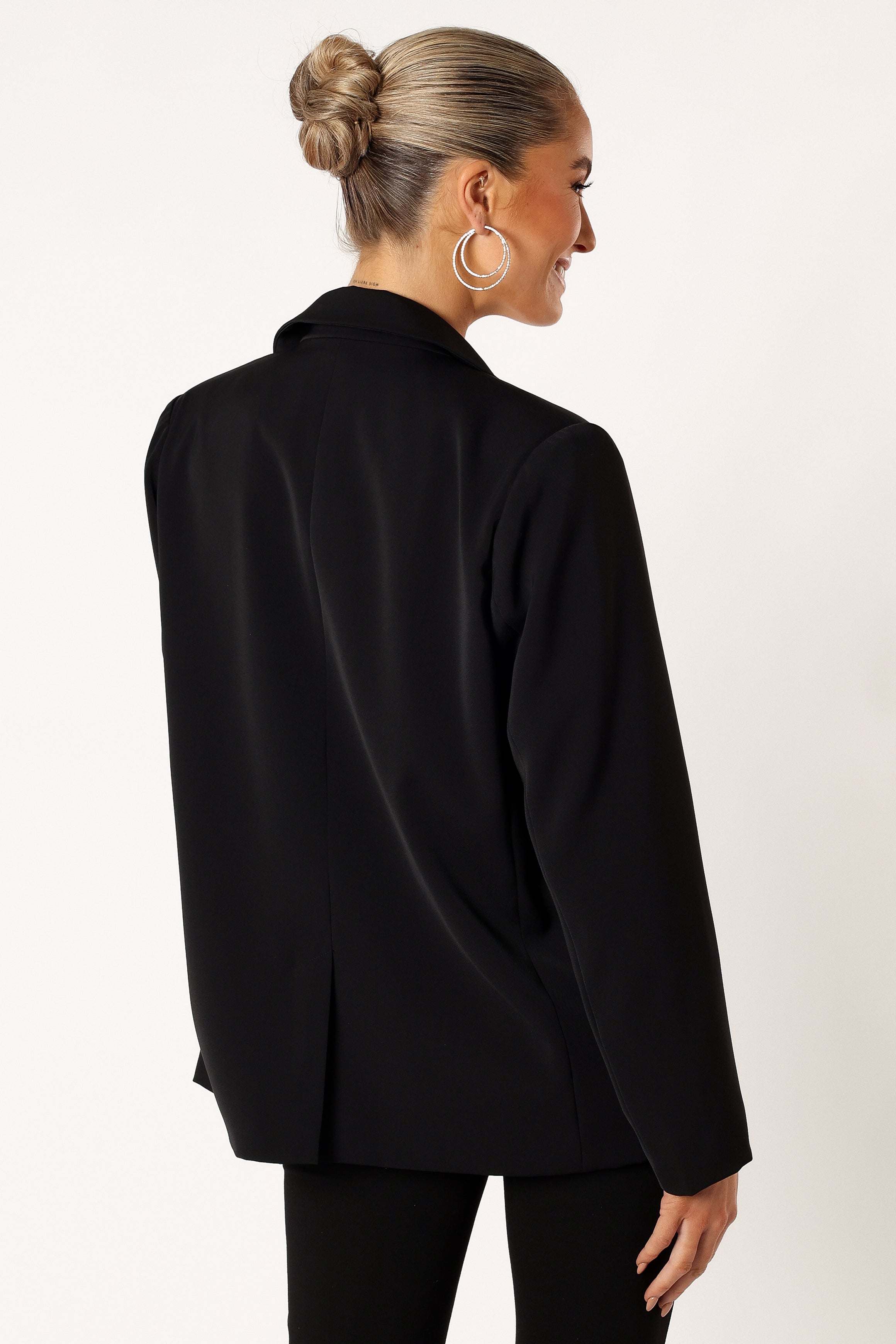 OUTERWEAR @Aubree Embellished Blazer - Black