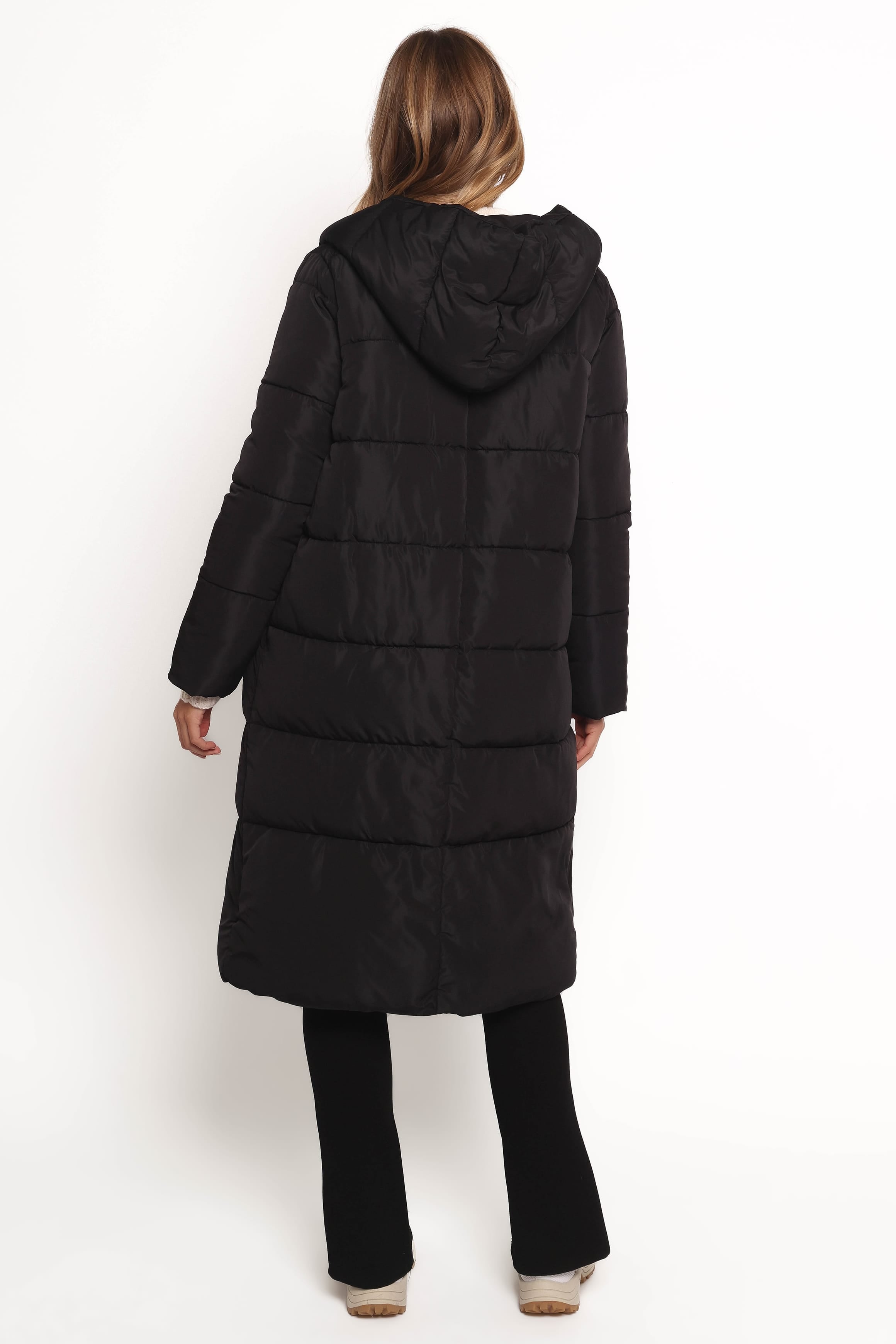 OUTERWEAR Averie Long Puffer Coat - Black