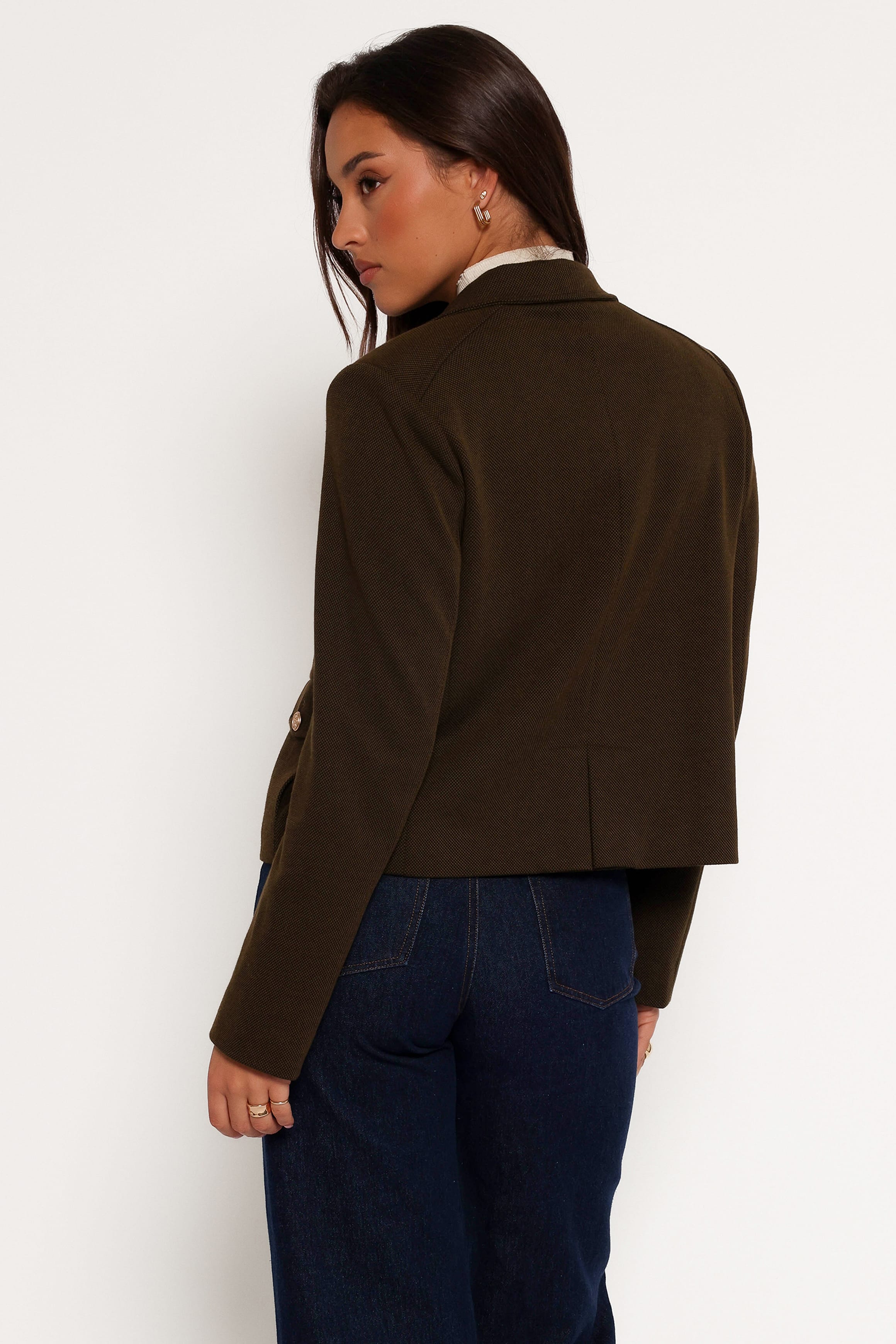 OUTERWEAR Bandit Long Sleeve Button Down Jacket - Olive