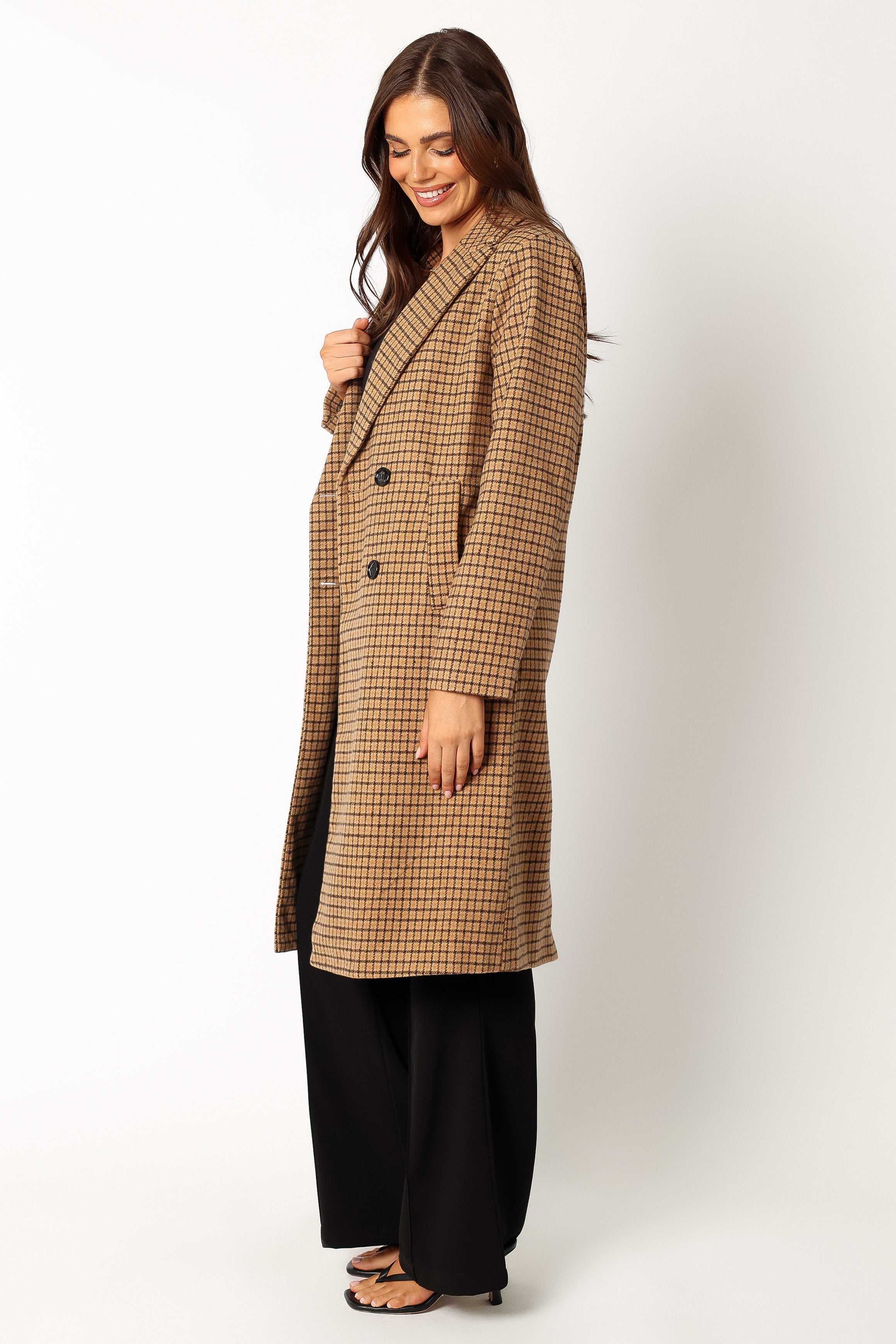 OUTERWEAR @Baylee Long Coat - Tan