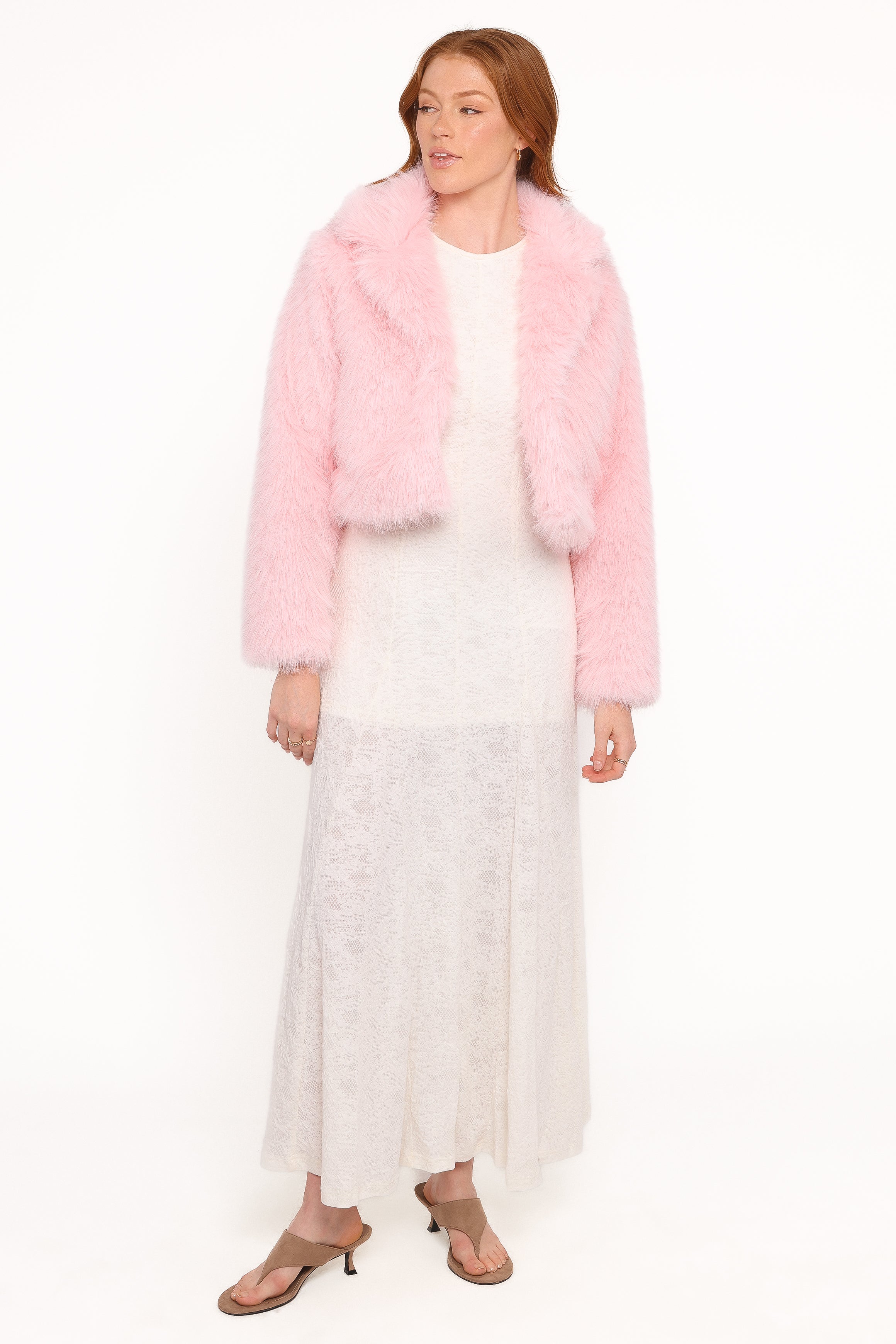 OUTERWEAR Bobbi Faux Fur Jacket - Pink