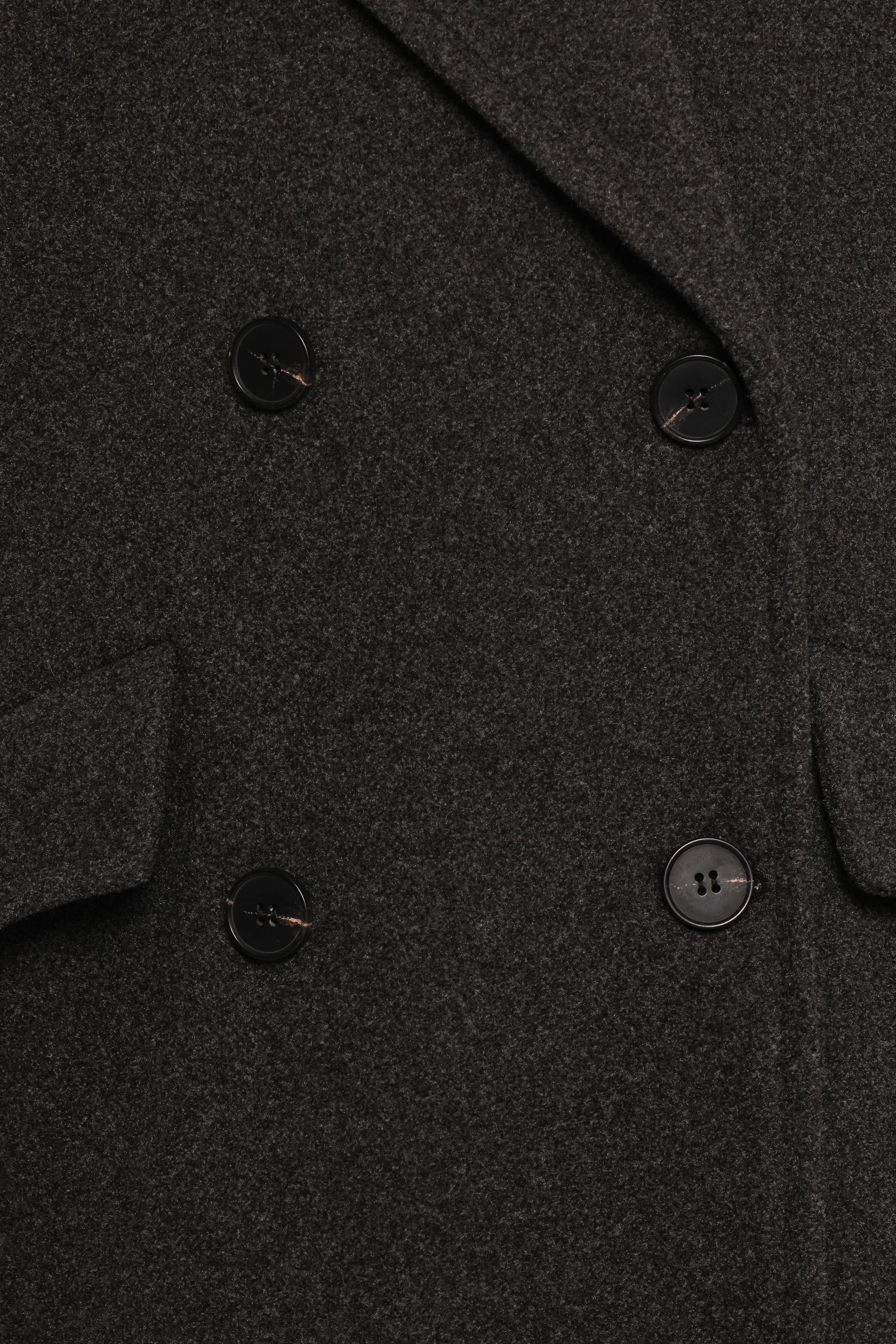 OUTERWEAR Brylie Oversized Coat - Charcoal