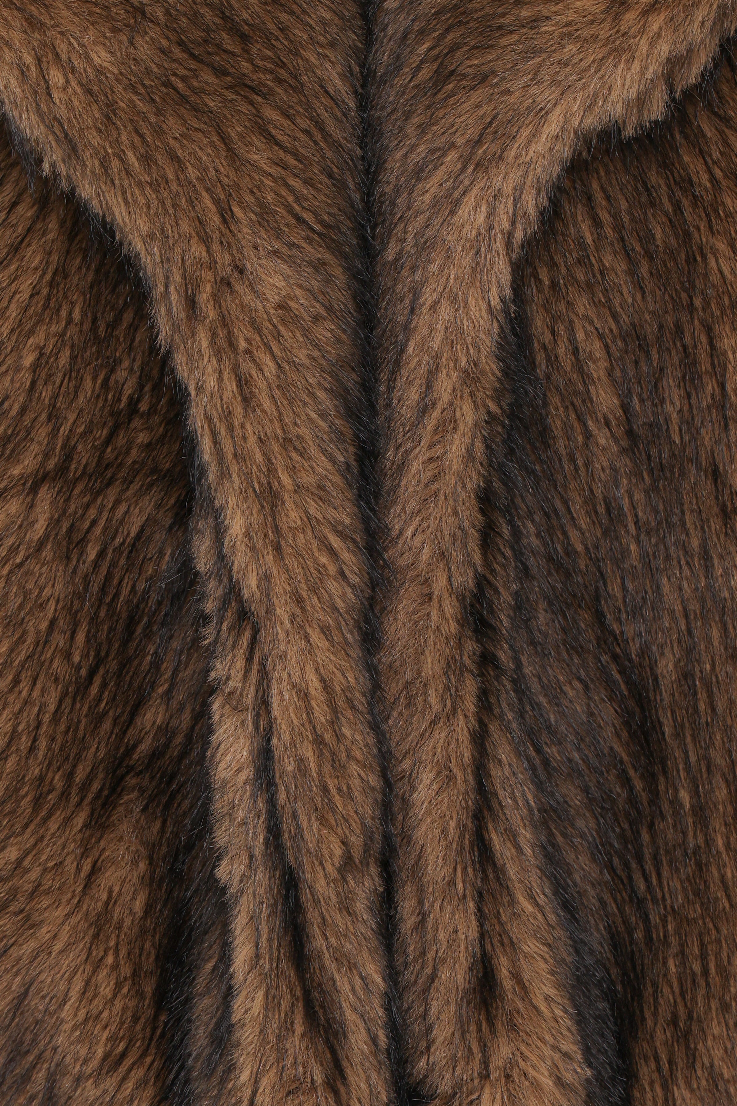 OUTERWEAR Carmie Fur Collared Jacket - Brown