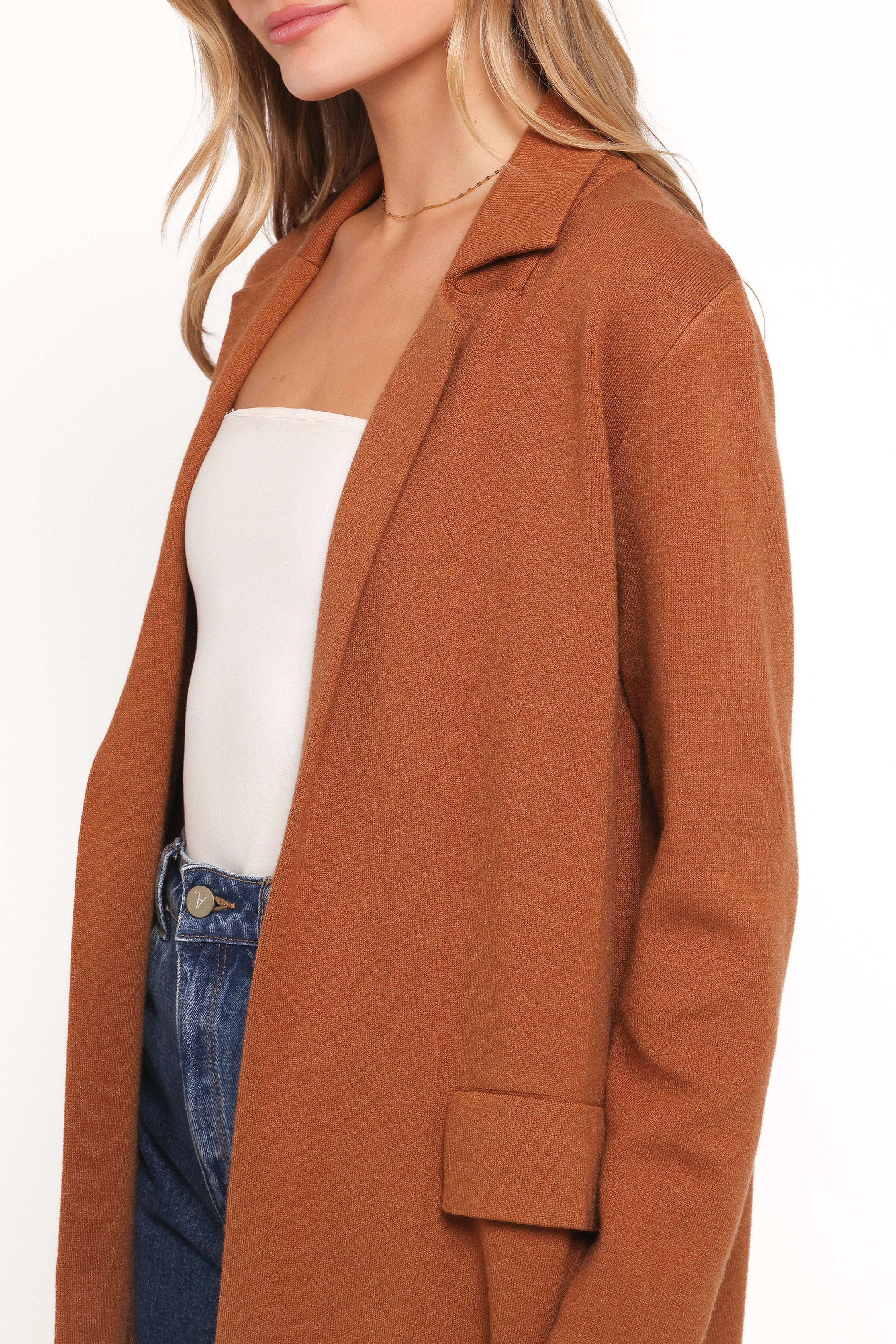 OUTERWEAR Chester Horses Coatigan - Brown