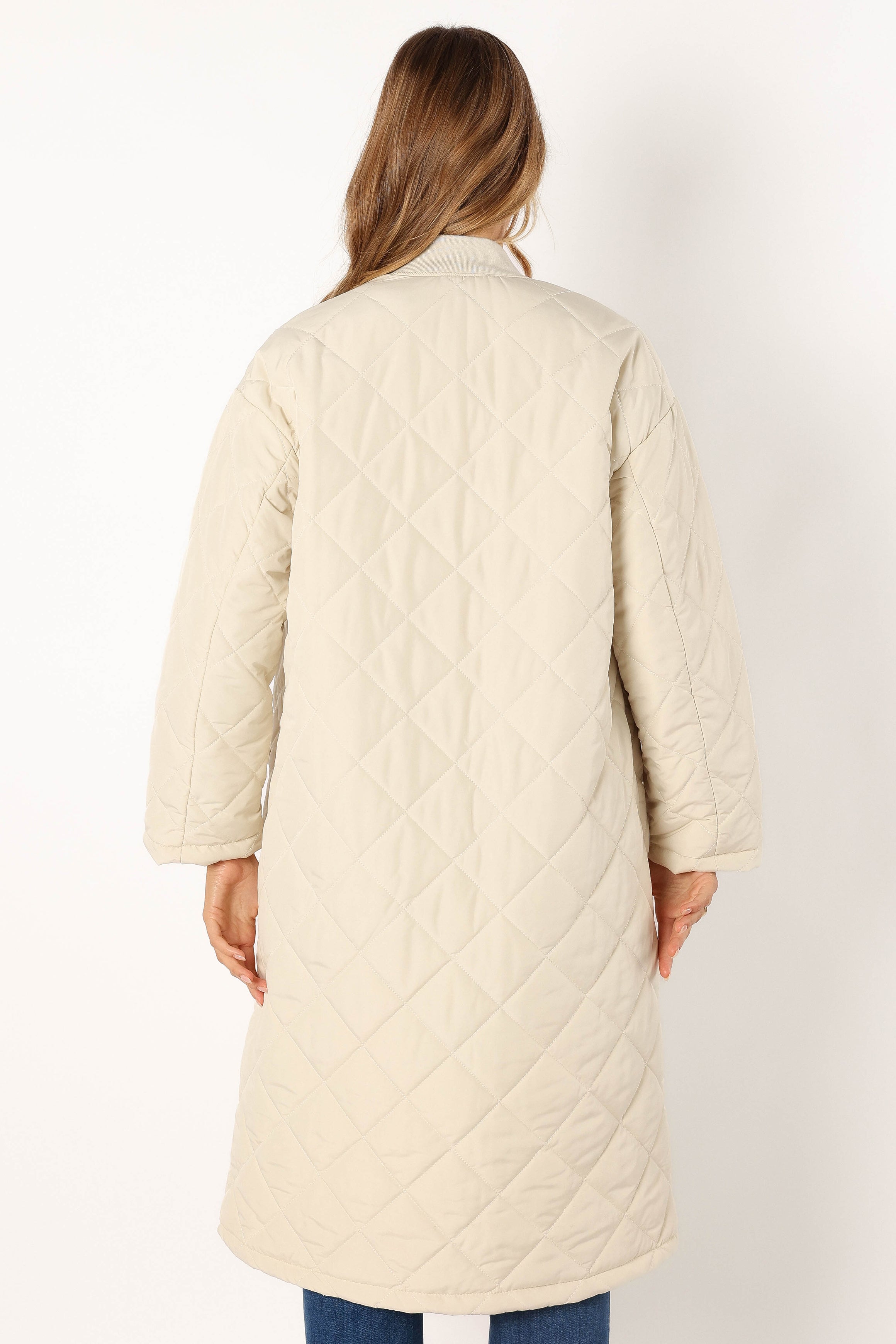 OUTERWEAR @Clea Quilted Jacket - Bone