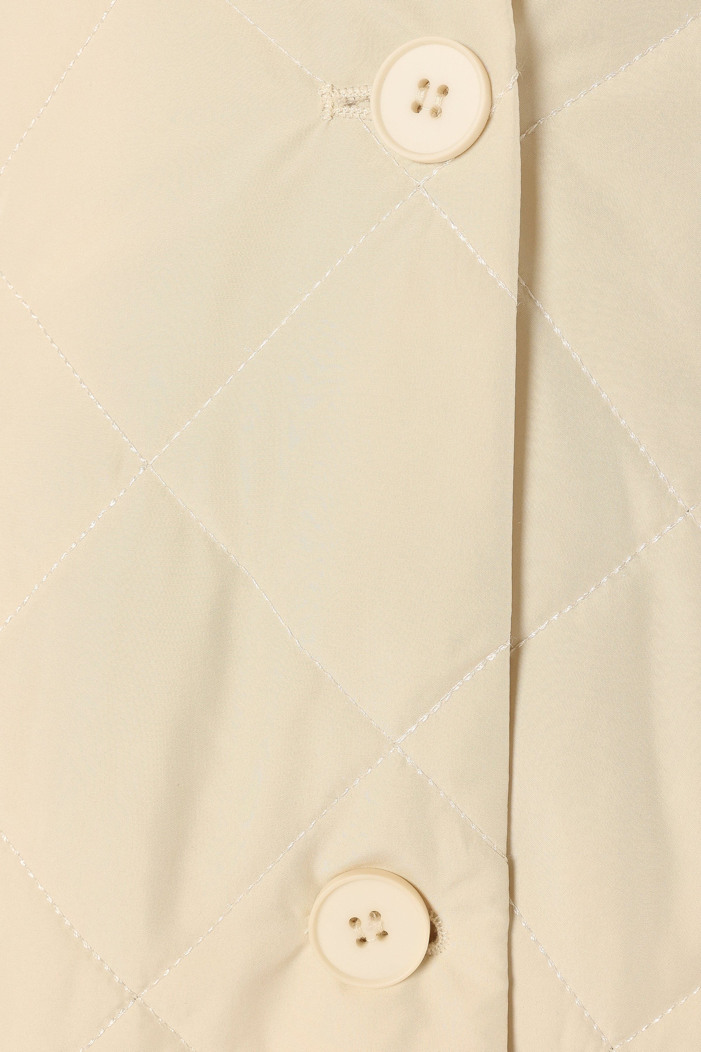 OUTERWEAR @Clea Quilted Jacket - Bone