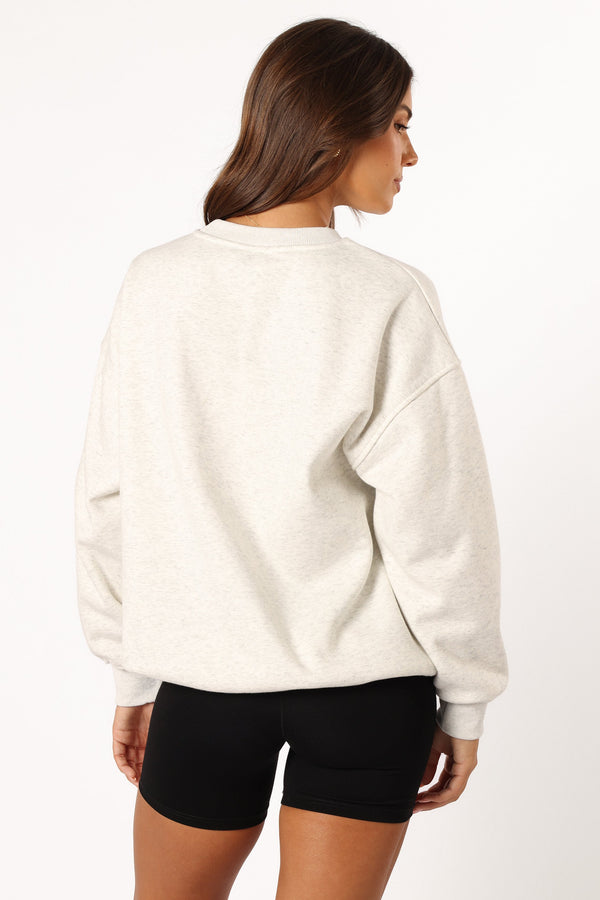 OUTERWEAR @Colette Pickleball Sweatshirt - Heather Grey