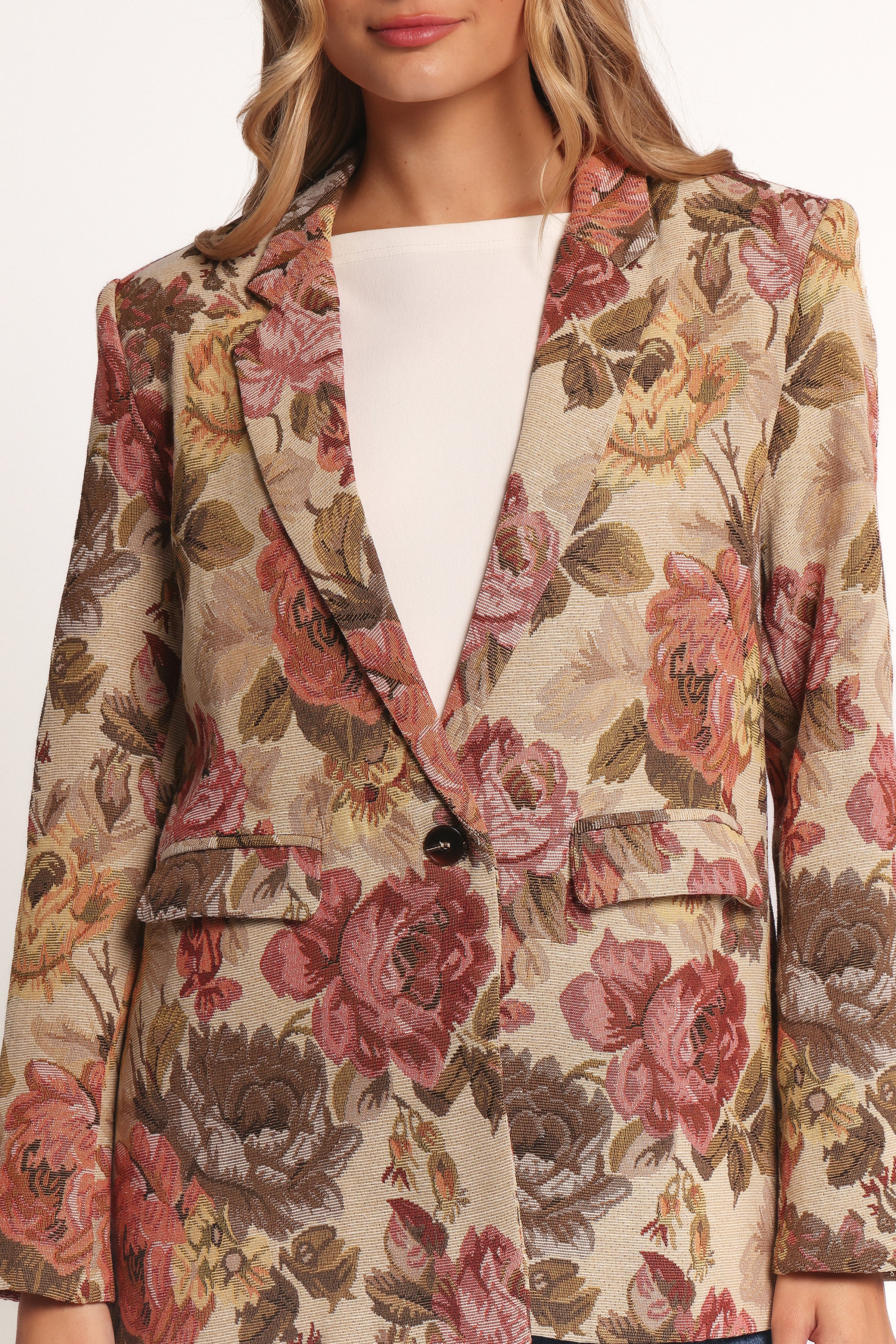 OUTERWEAR Dawn Oversized Blazer - Floral