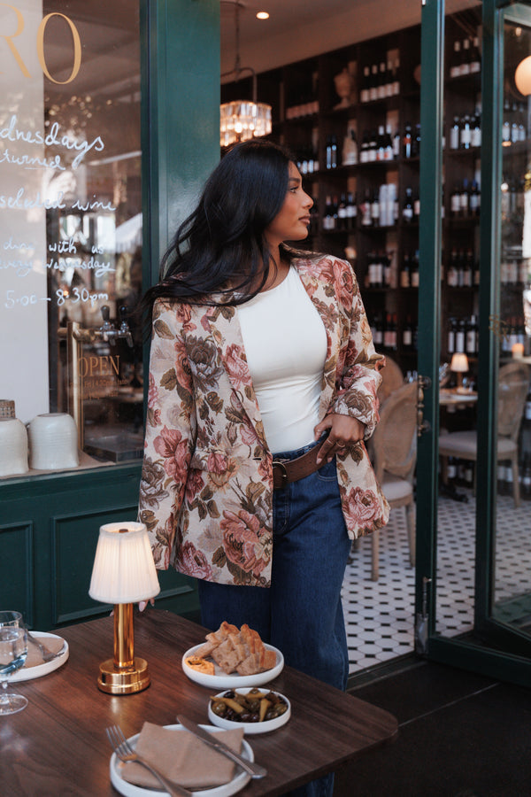 OUTERWEAR Dawn Oversized Blazer - Floral