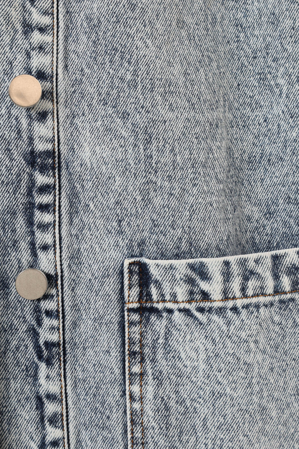 OUTERWEAR @Delana Denim Jacket - Denim