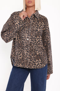 OUTERWEAR Elias Shacket - Leopard