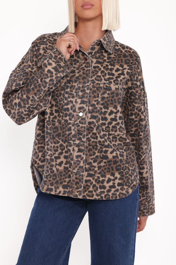 OUTERWEAR Elias Shacket - Leopard