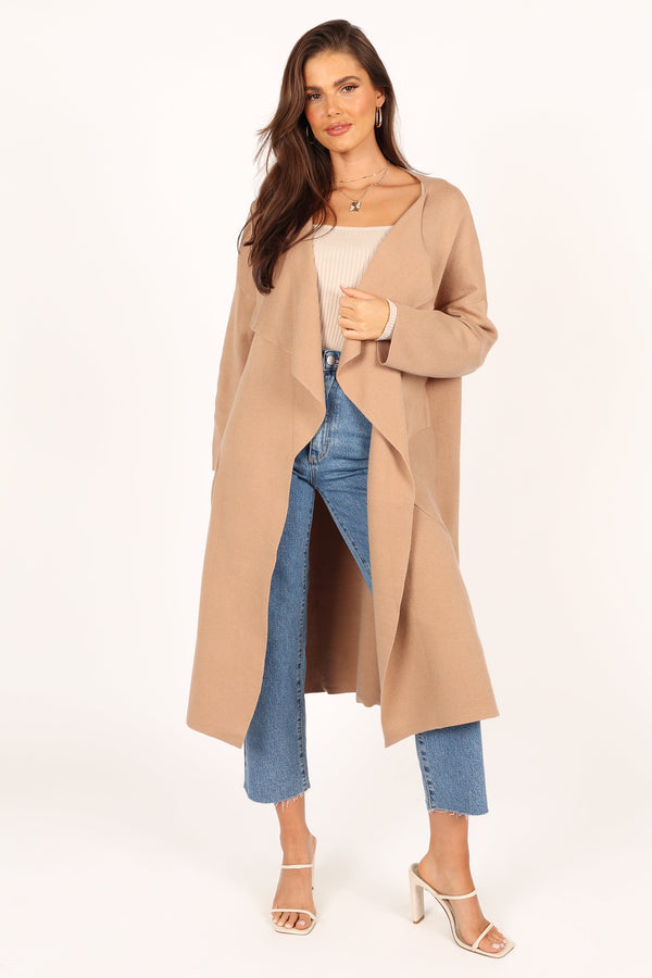 OUTERWEAR Elura Coatigan - Camel