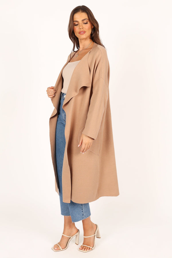 OUTERWEAR Elura Coatigan - Camel