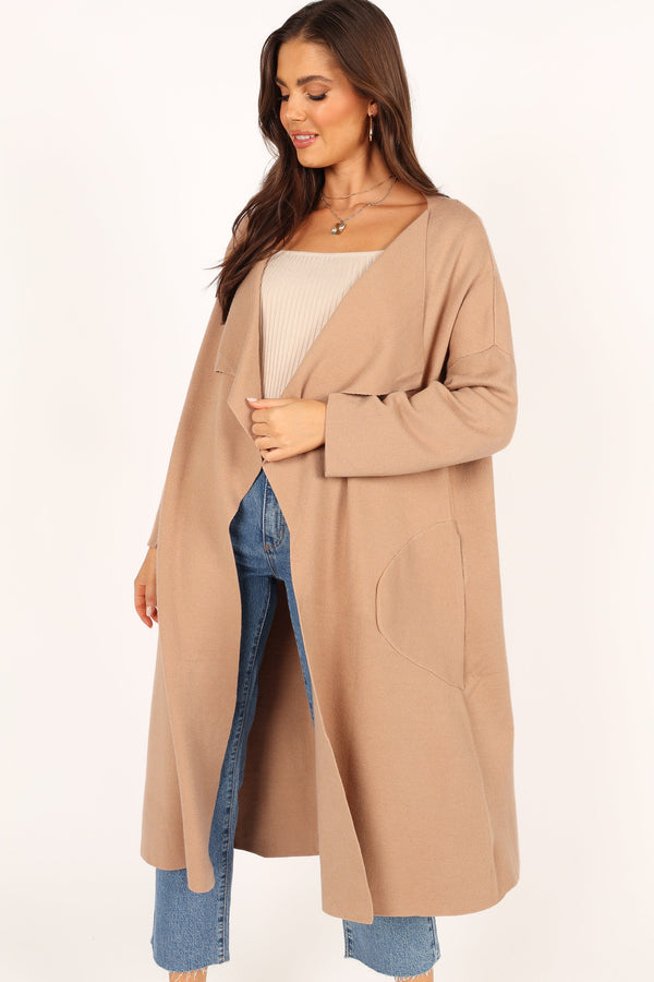 OUTERWEAR Elura Coatigan - Camel