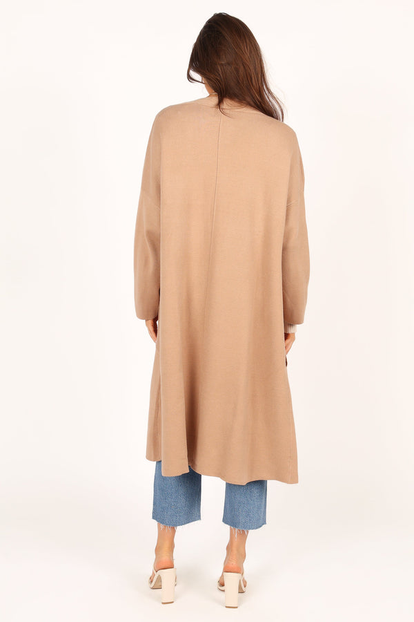 OUTERWEAR Elura Coatigan - Camel