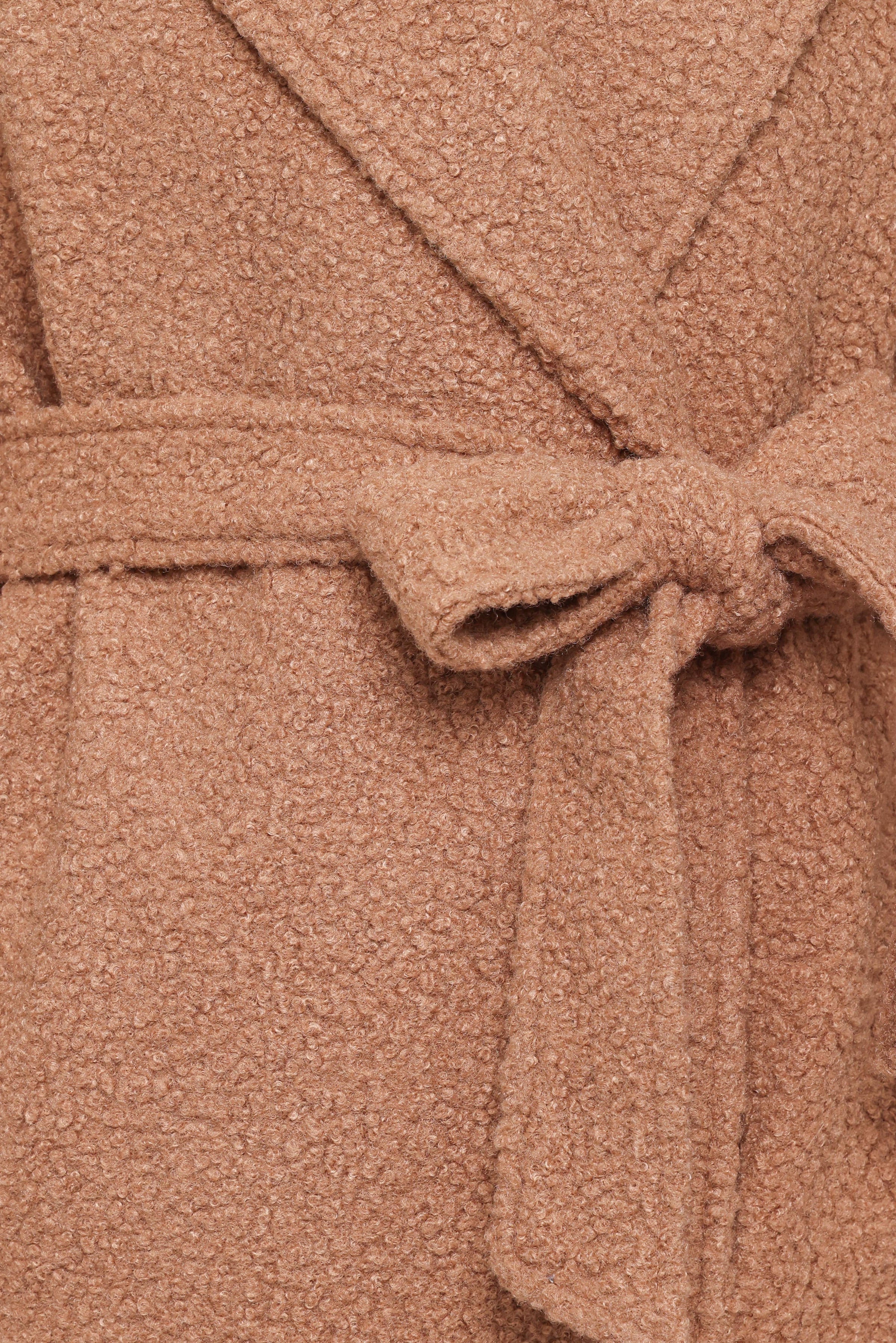 OUTERWEAR Goodie Shearling Coat - Camel