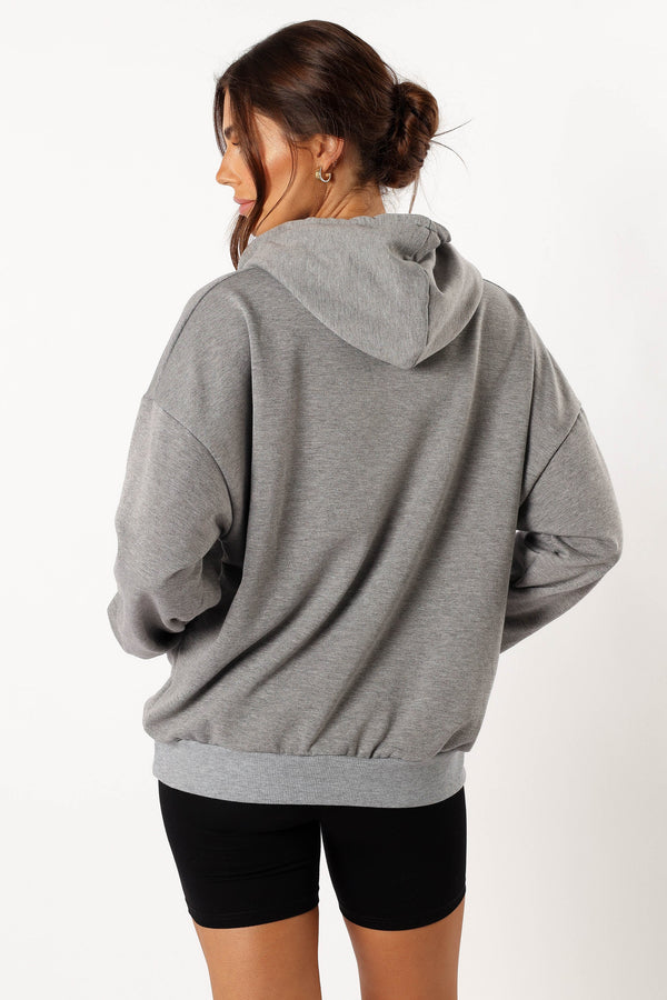 OUTERWEAR @Hailey Tennis Sweatshirt - Gray