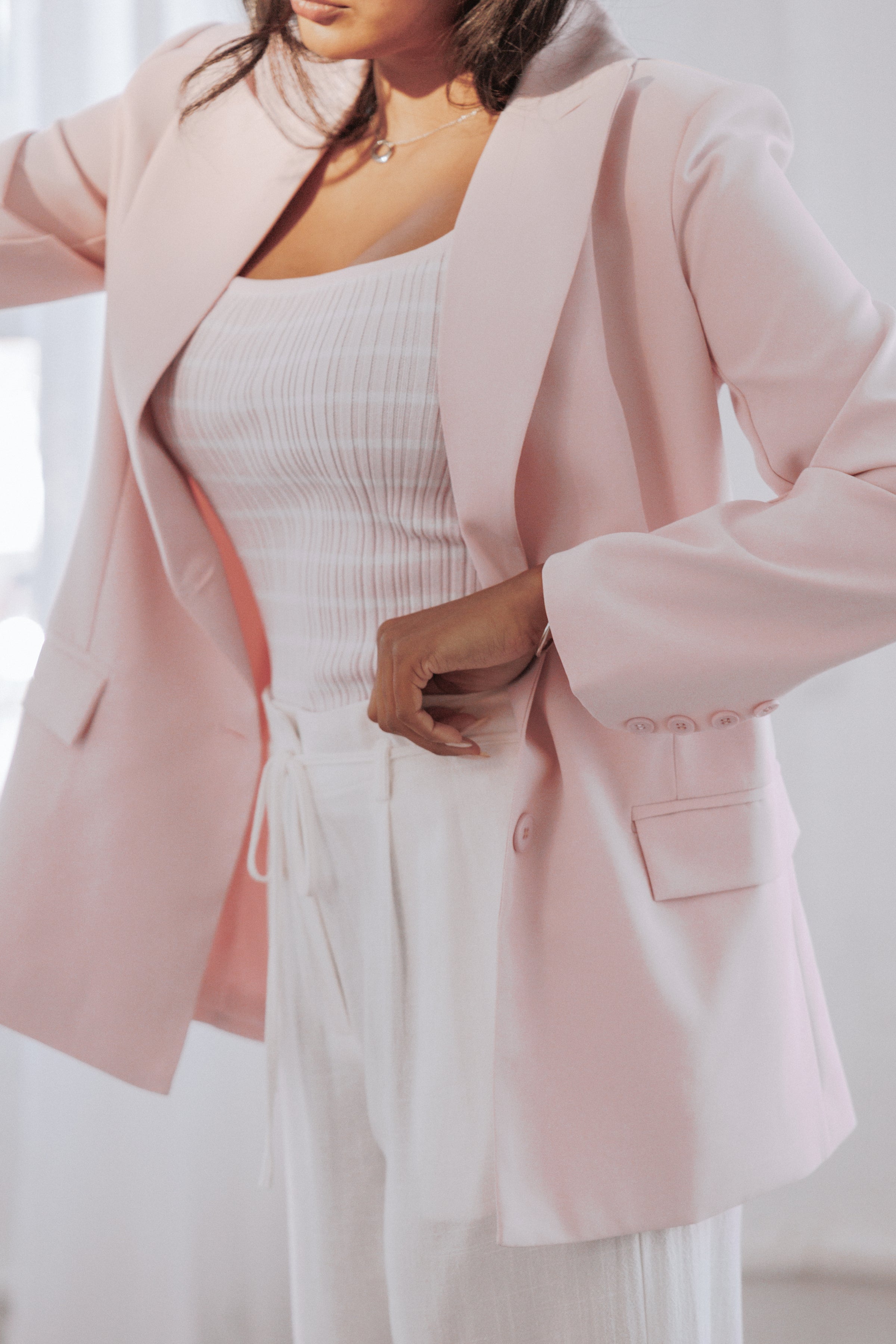OUTERWEAR Henrietta Blazer - Pink