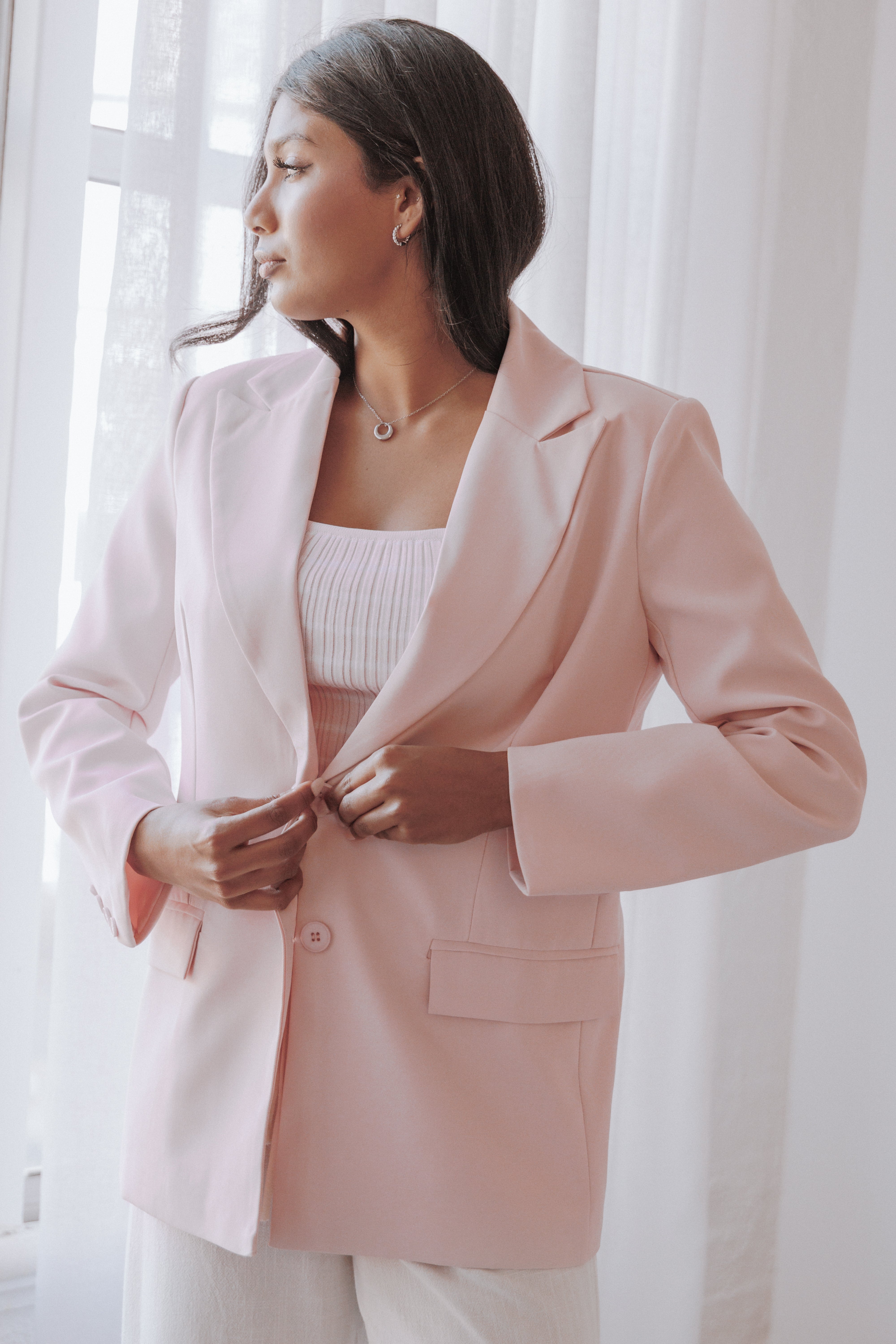 OUTERWEAR Henrietta Blazer - Pink