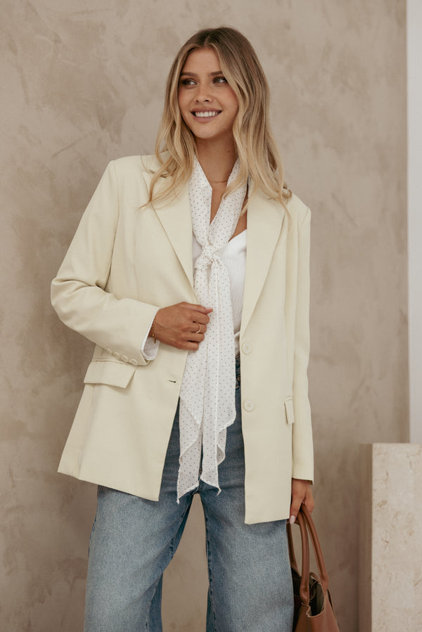 OUTERWEAR Henrietta Blazer - Yellow