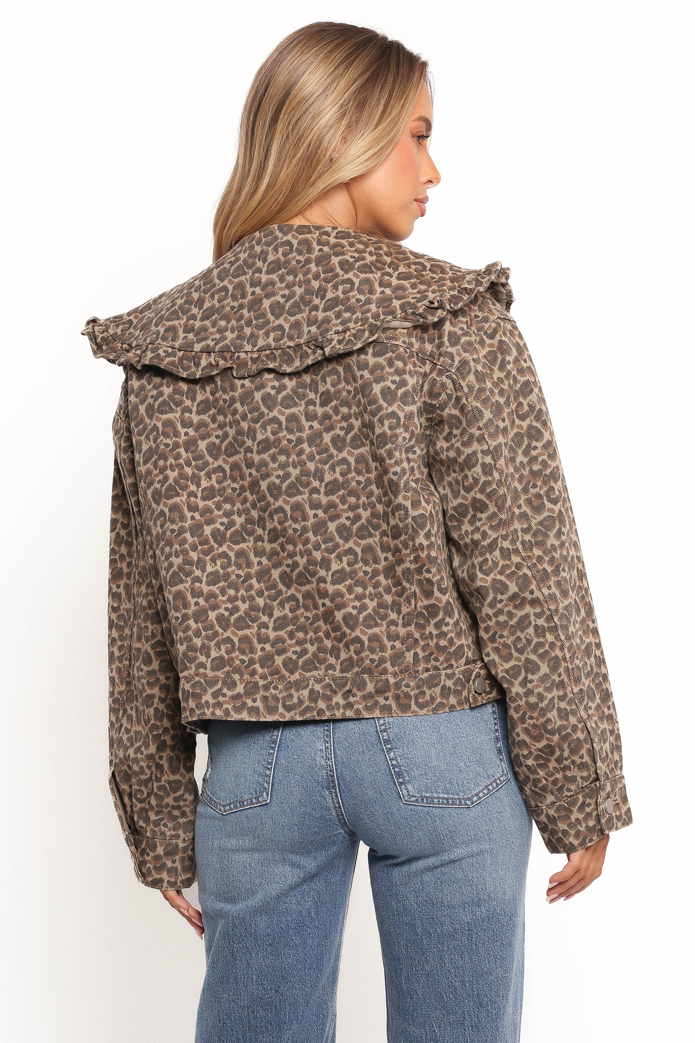 OUTERWEAR Jaelle Leopard Print Jacket - Leopard