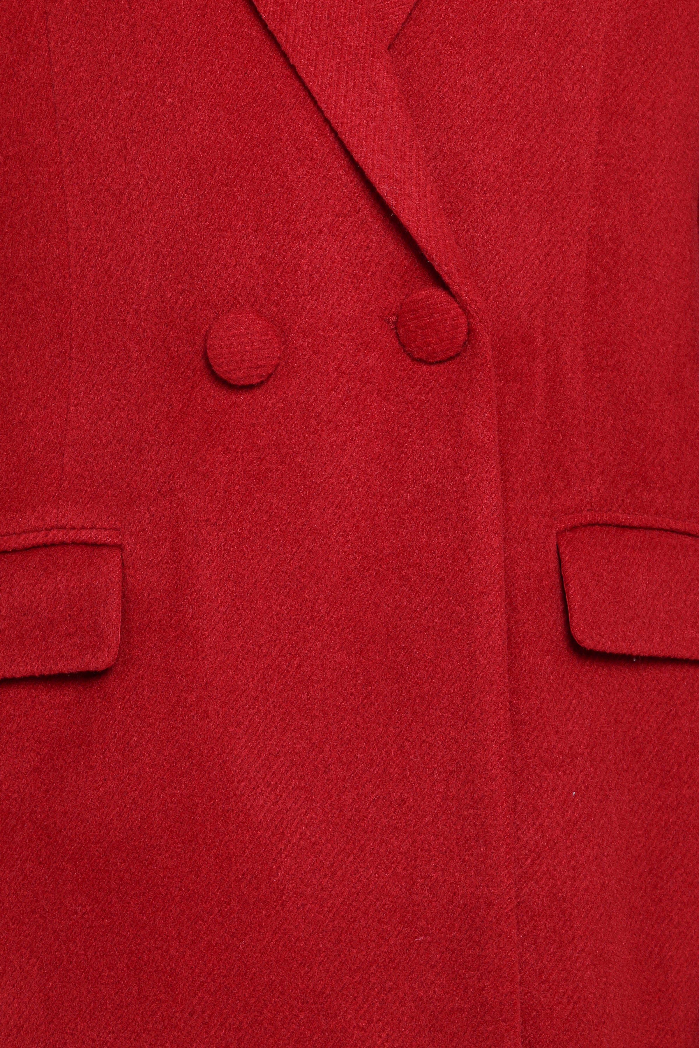 OUTERWEAR Jett Long Blazer Coat - Red